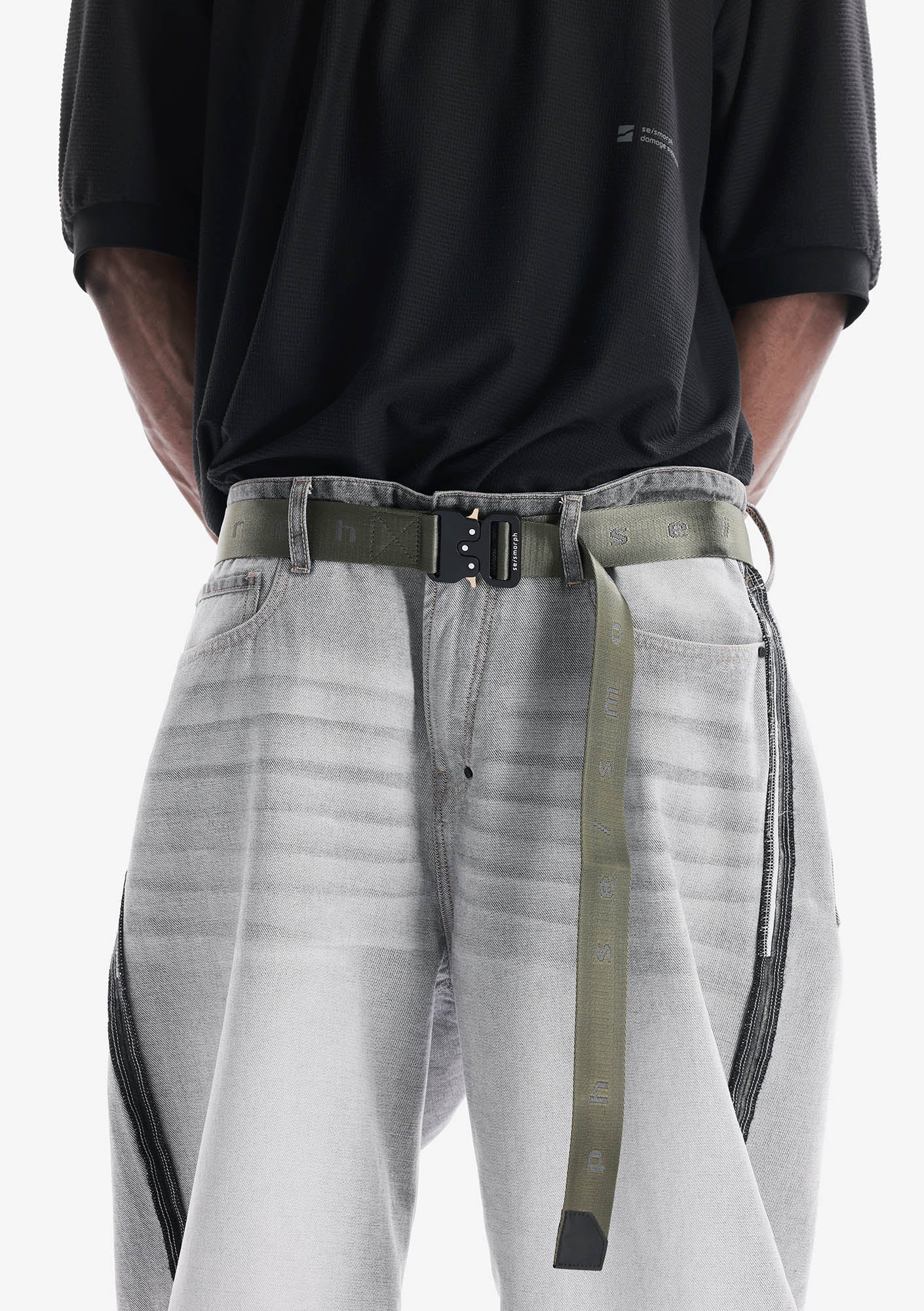 38 mm Tactical Belt with Aluminum Buckle Hu54 - Image 14