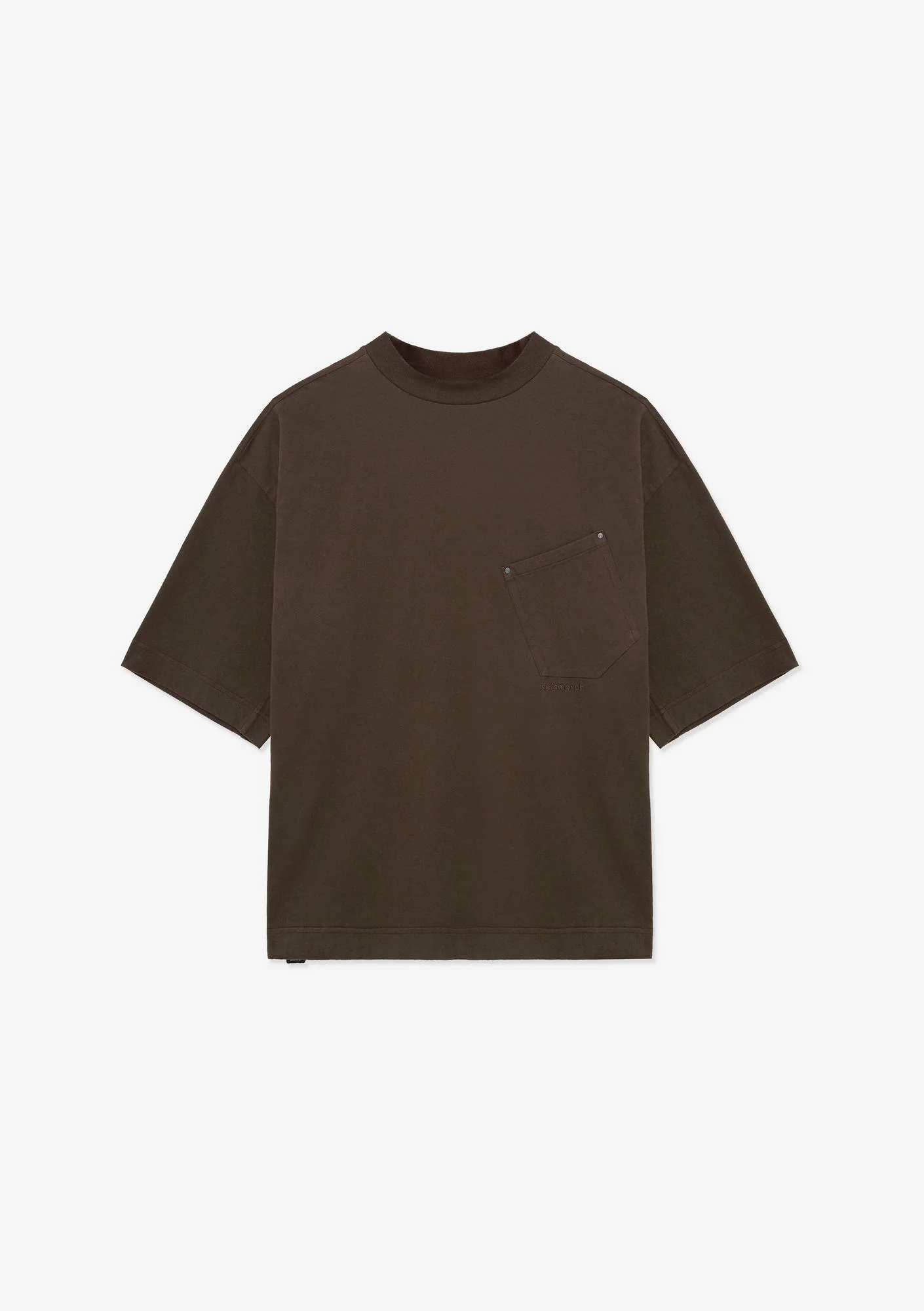 Angled Pocket Oversized T-Shirt Tm124 - Image 20