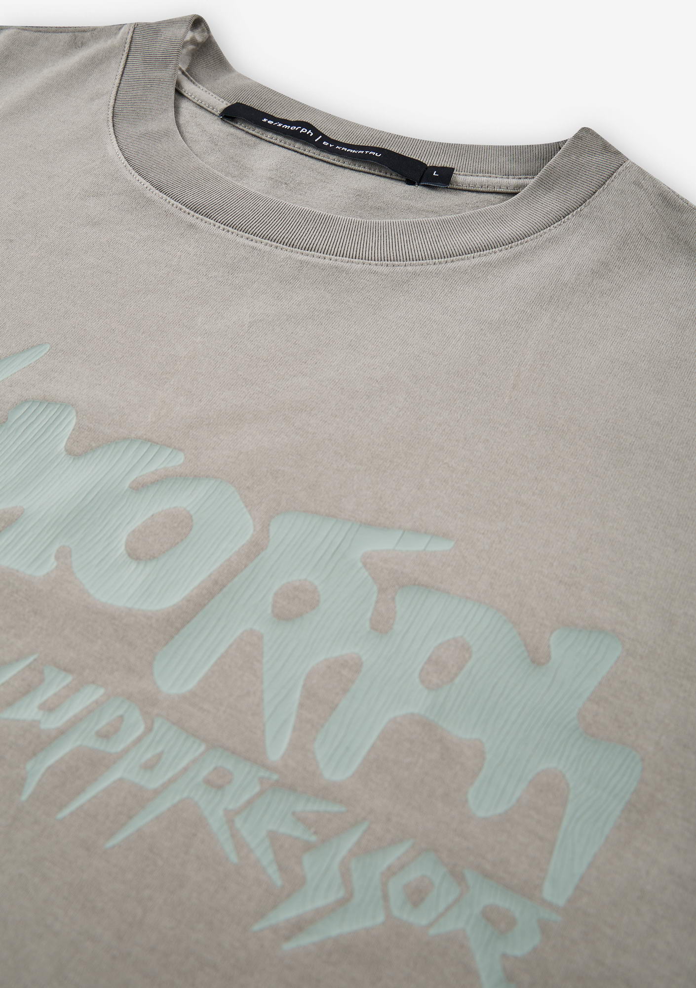 Basic Logo Loose Fit  T-Shirt Tm142 - Image 9