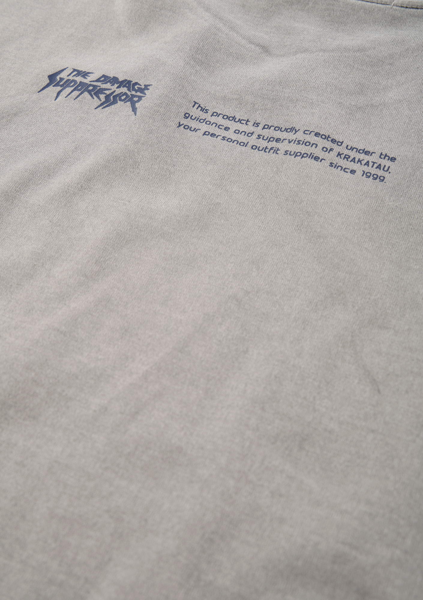 Cracked Logo Spray-Dyed T-Shirt Tw146 - Image 10