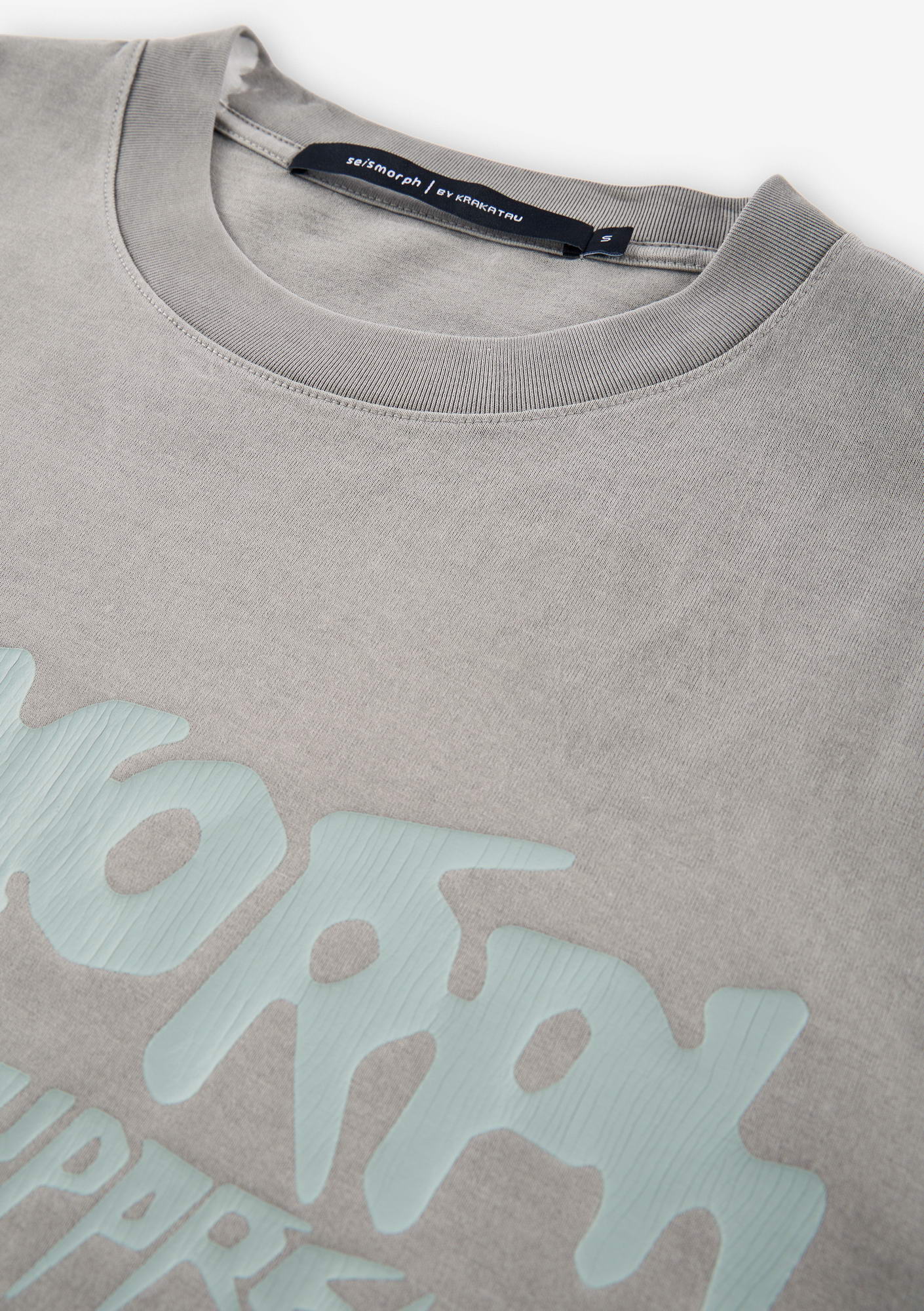 Cracked Logo Spray-Dyed T-Shirt Tw146 - Image 7