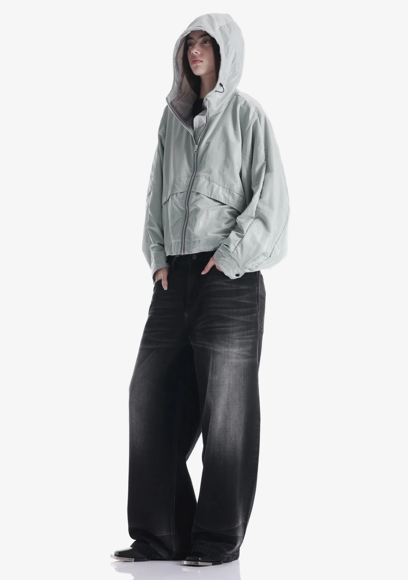 LUVOIR Cropped Field Jacket Qw570 - Image 18