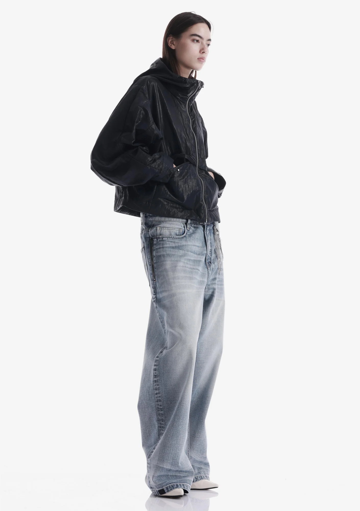 LUVOIR Cropped Field Jacket Qw570 - Image 3