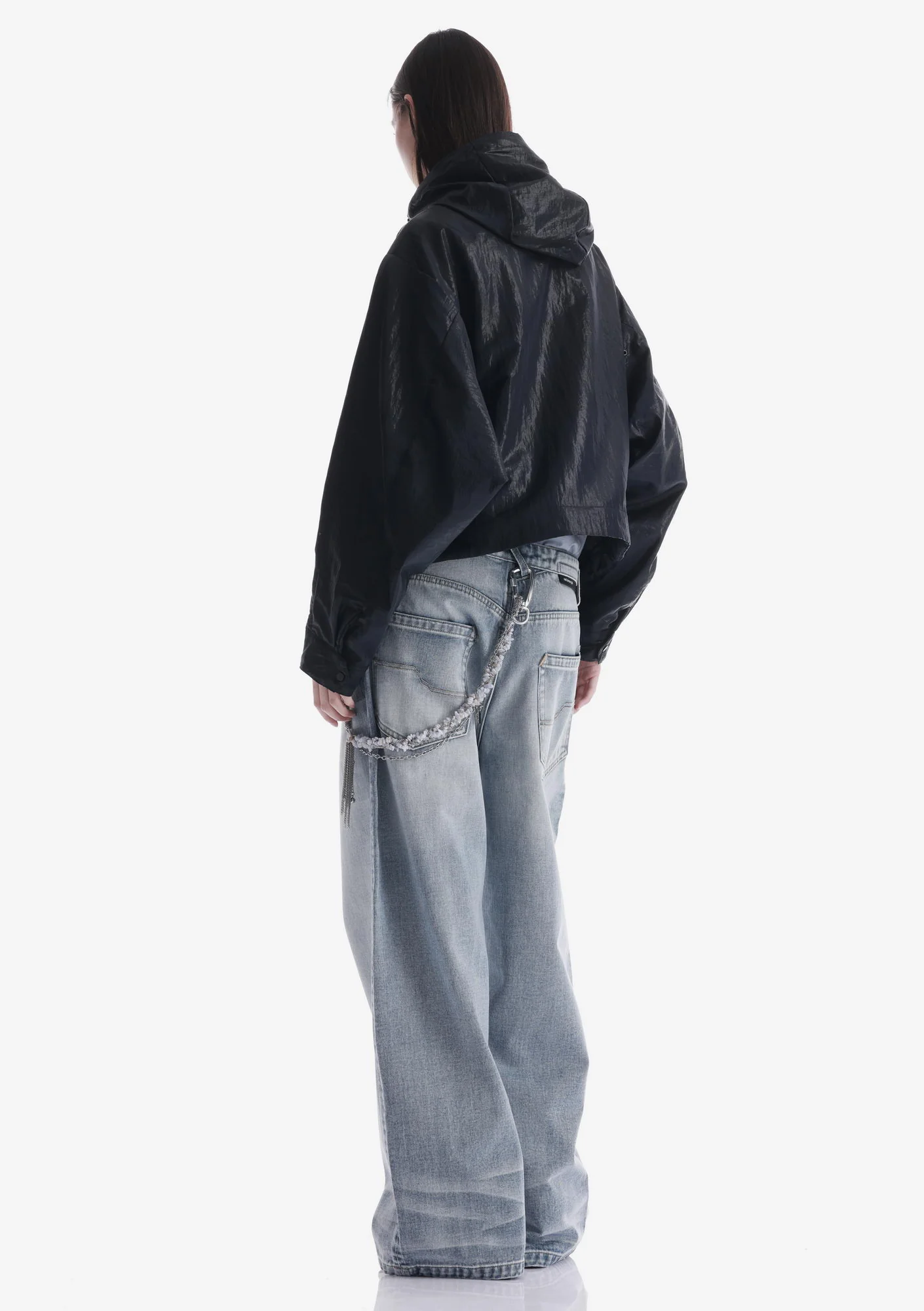 LUVOIR Cropped Field Jacket Qw570 - Image 5