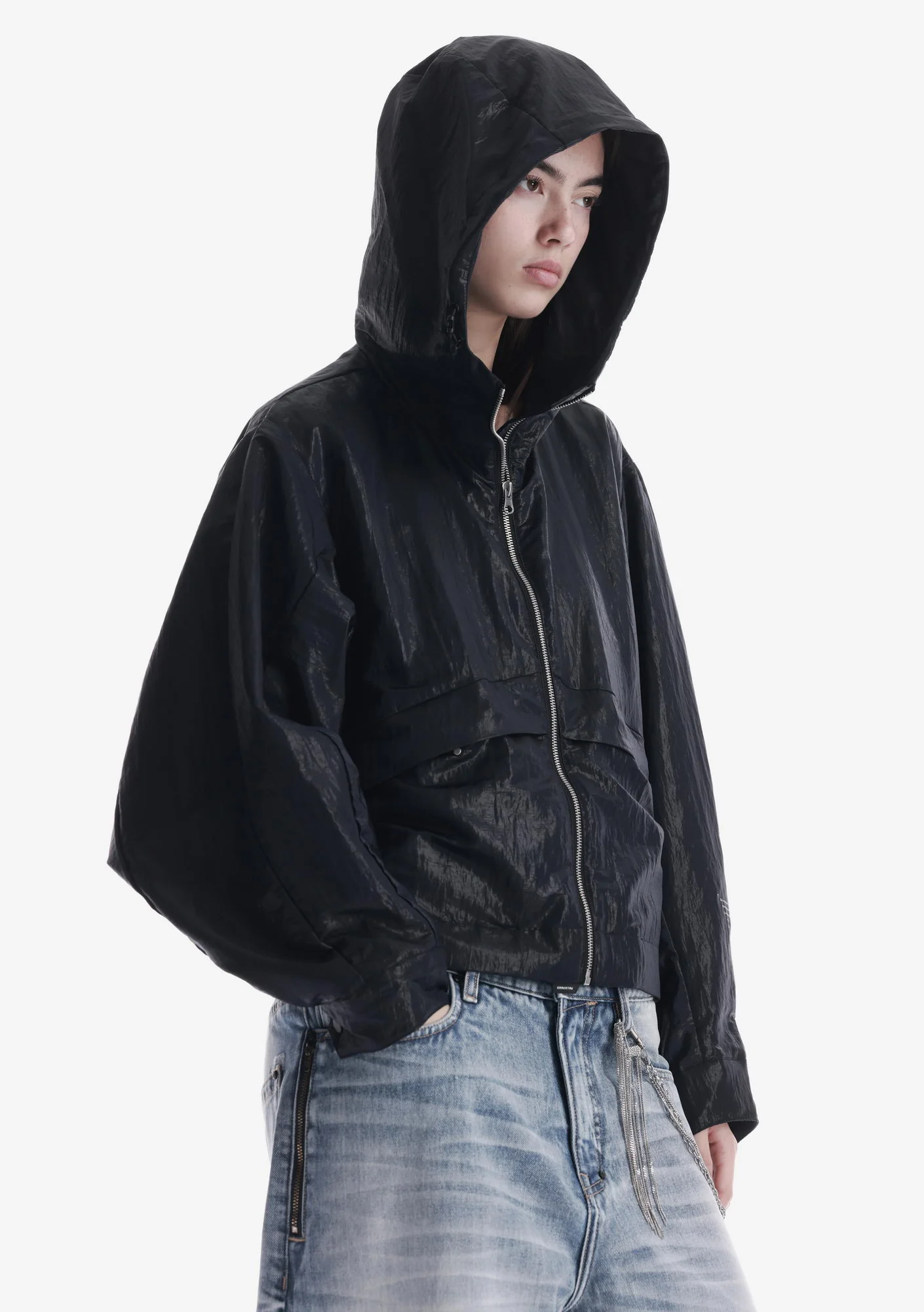 LUVOIR Cropped Field Jacket Qw570 - Image 7
