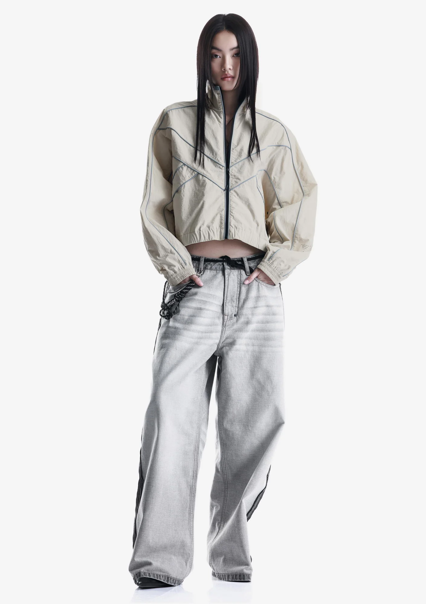 SEMERU Cropped Track Jacket Nw78 - Image 17