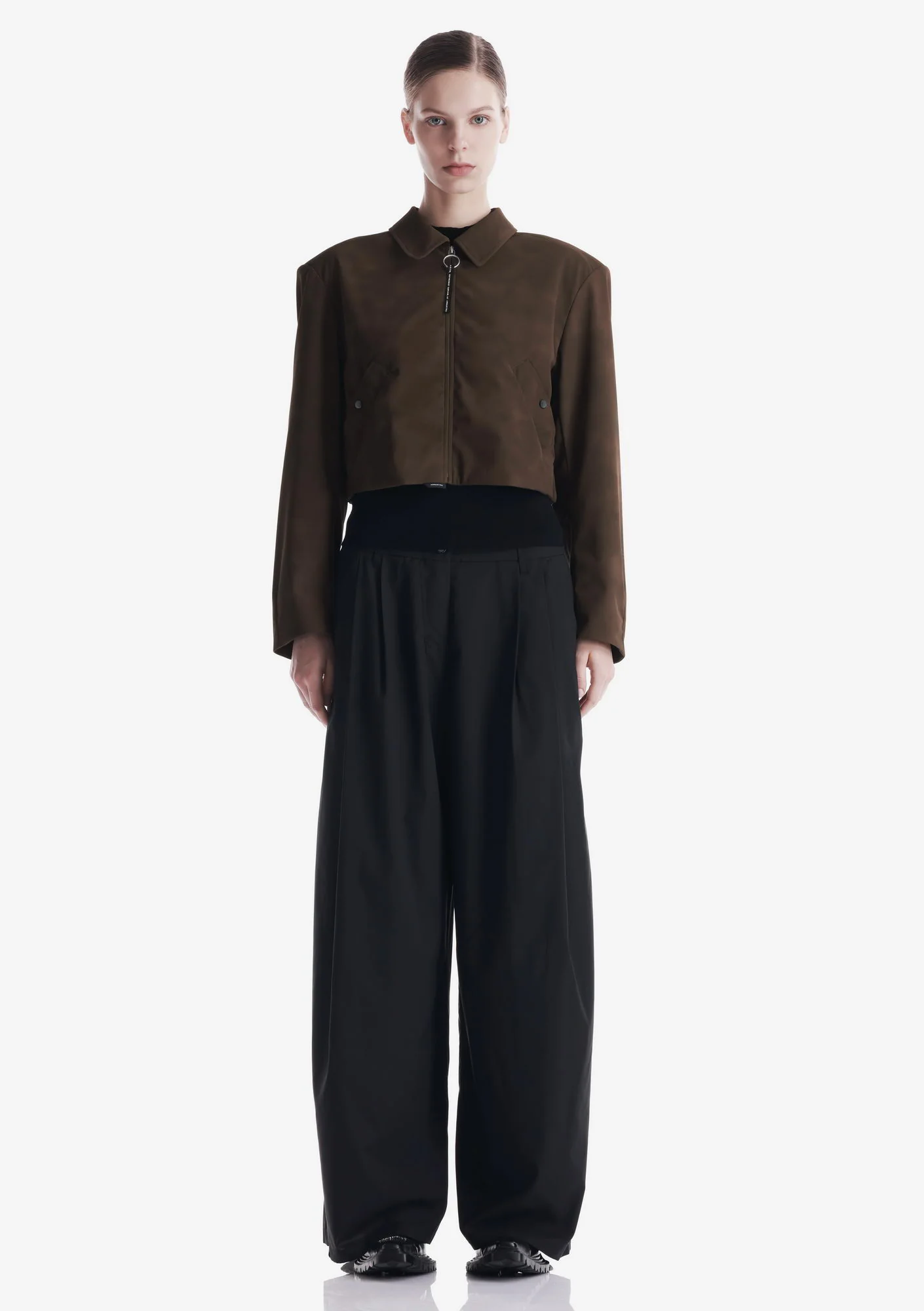 AXIS Eco Suede Cropped Jacket Qw576