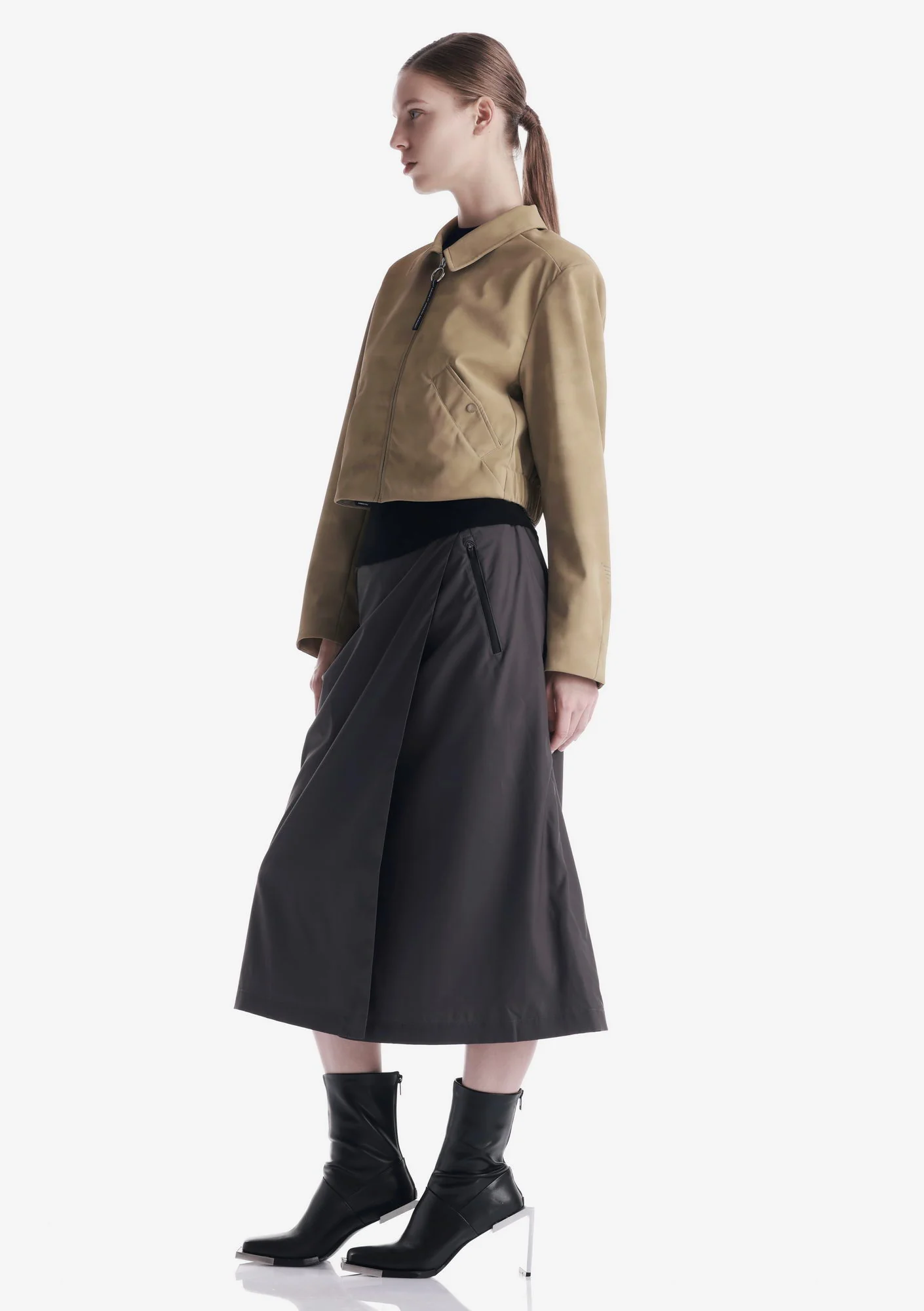 AXIS Eco Suede Cropped Jacket Qw576 - Image 18