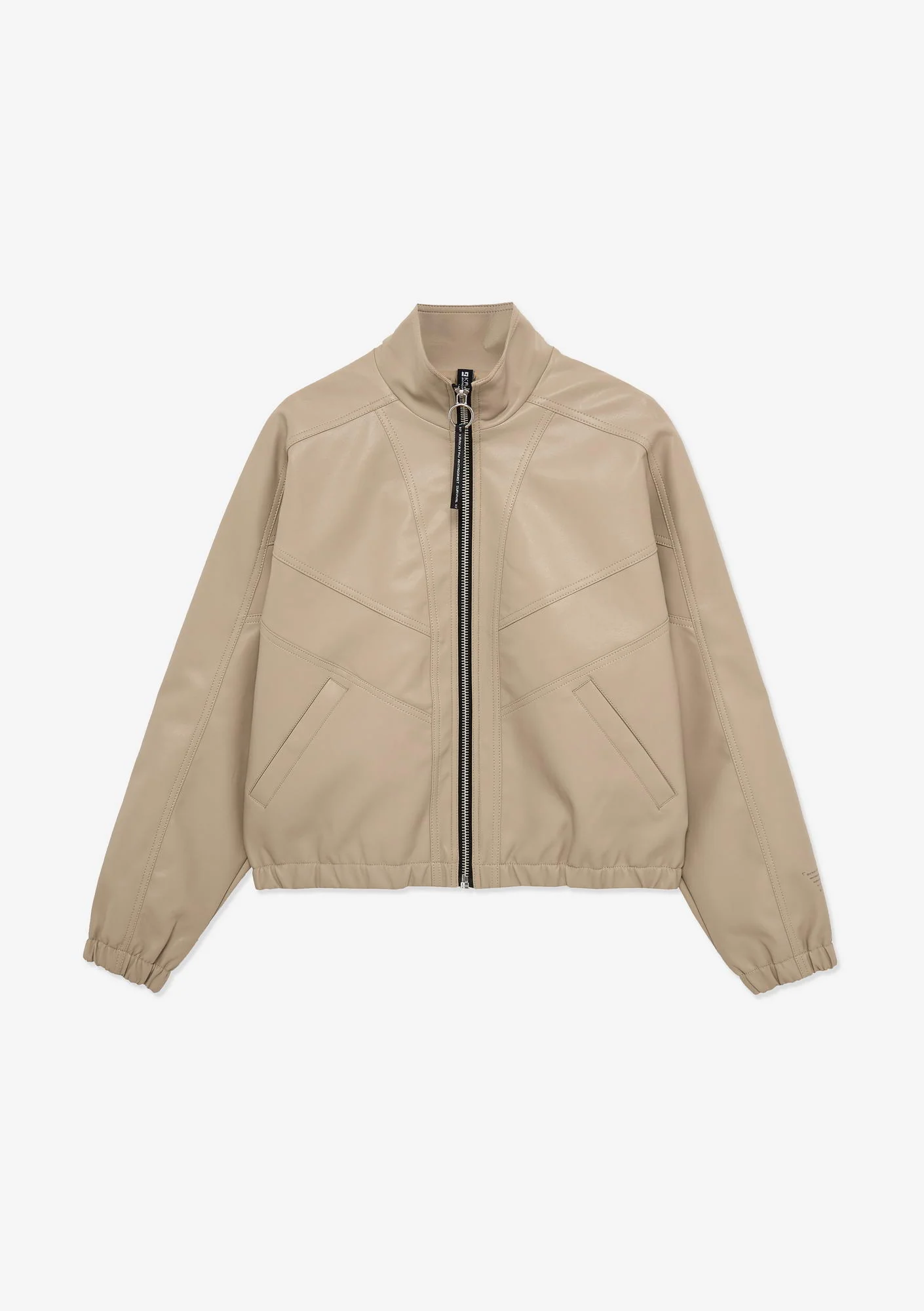 RUANG Faux Leather Bomber Jacket Qw519 - Image 23