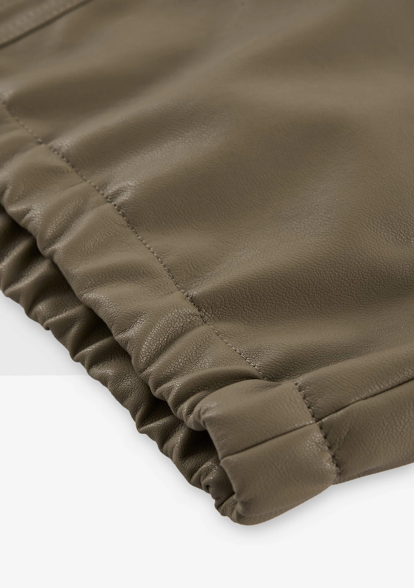 RUANG Faux Leather Bomber Jacket Qw519 - Image 44