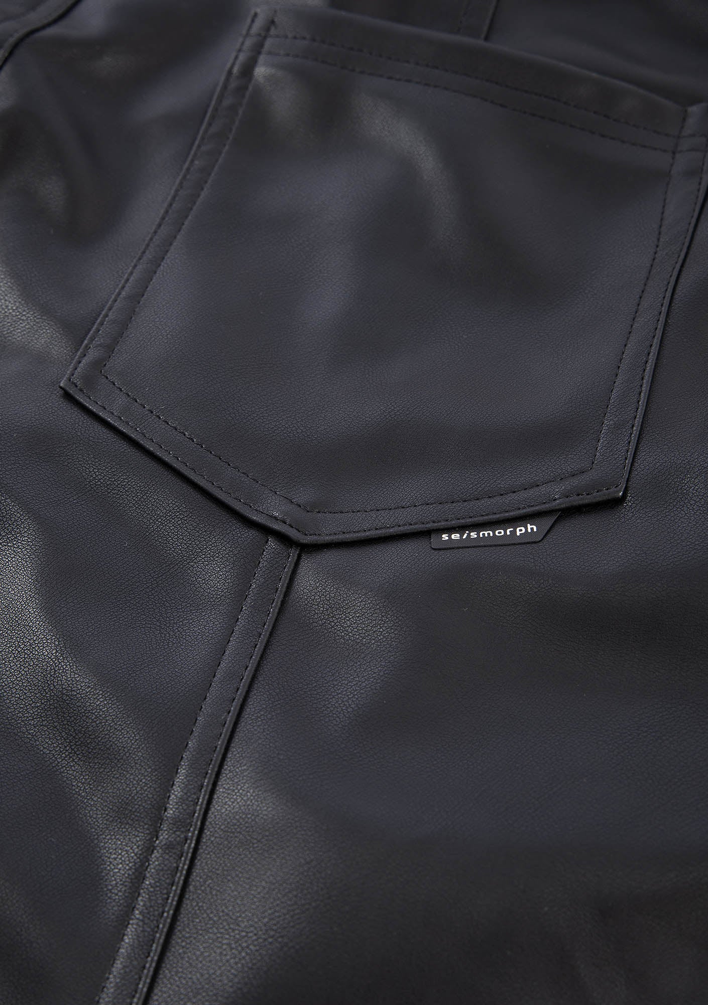 VINT Faux Leather Pants Rm216 - Image 12