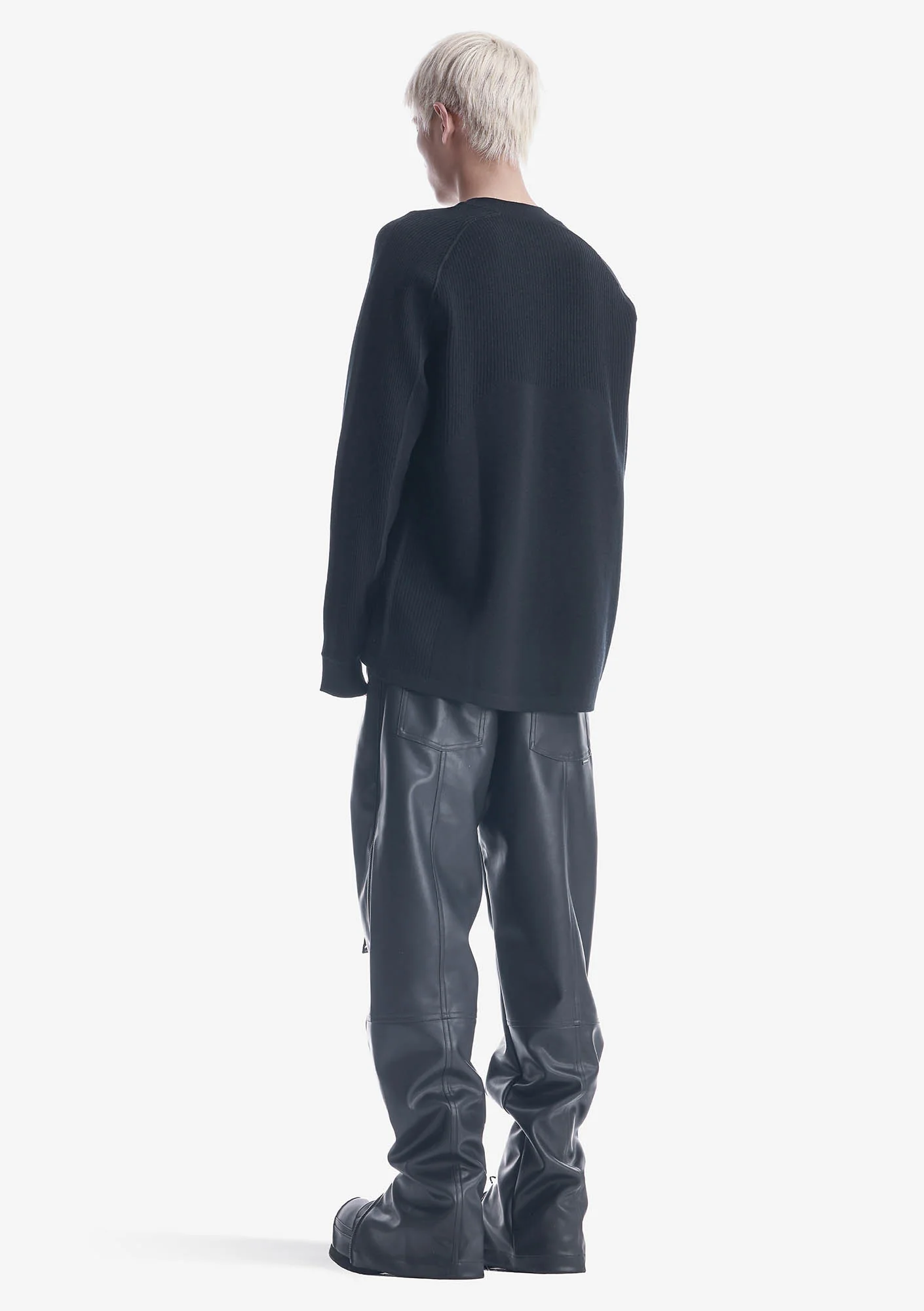VINT Faux Leather Pants Rm216 - Image 6