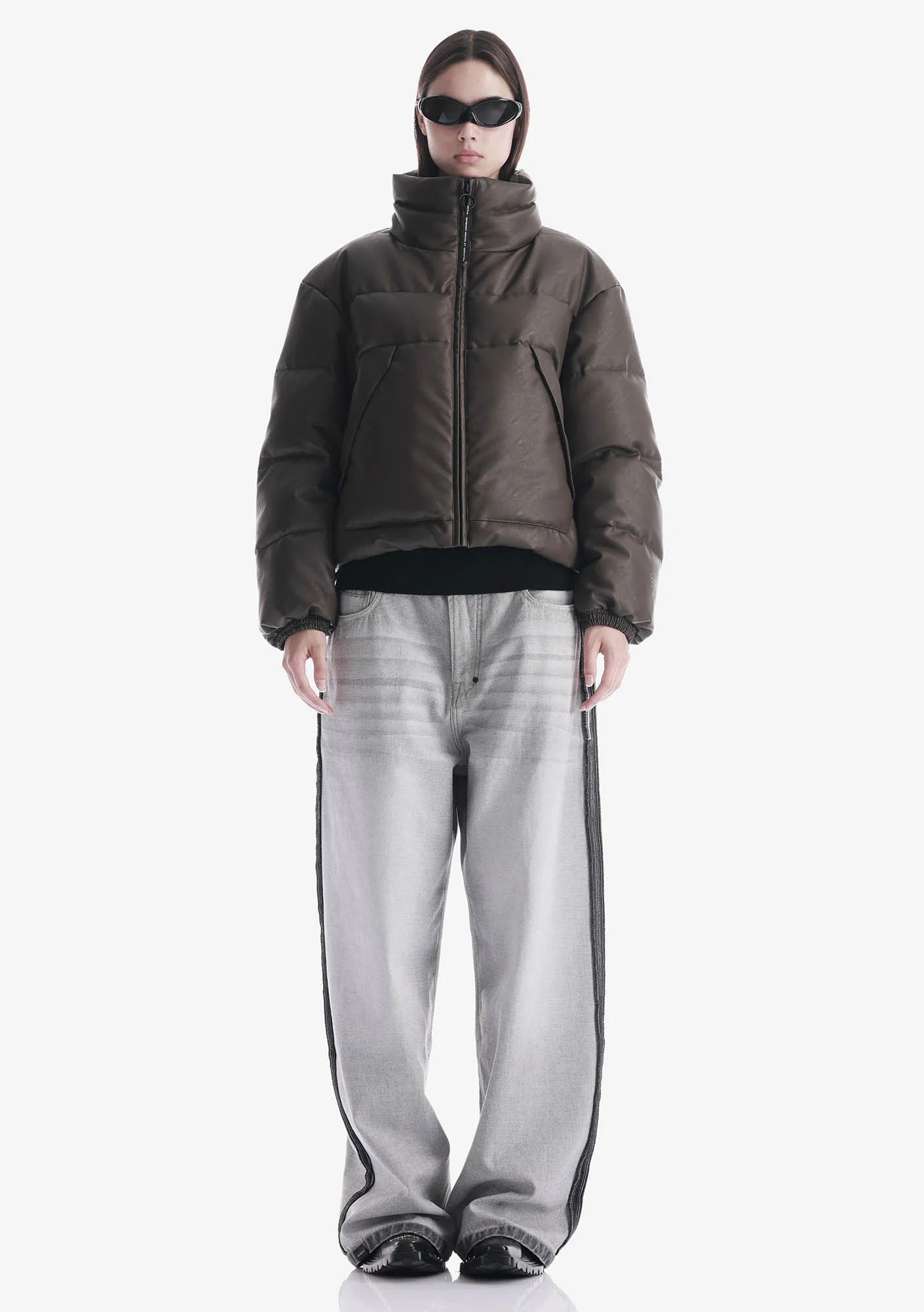 NARWARU Faux Leather Puffer Qw543 - Image 18