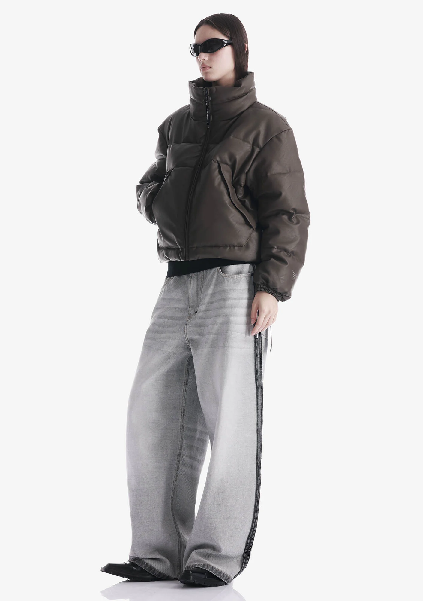NARWARU Faux Leather Puffer Qw543 - Image 21
