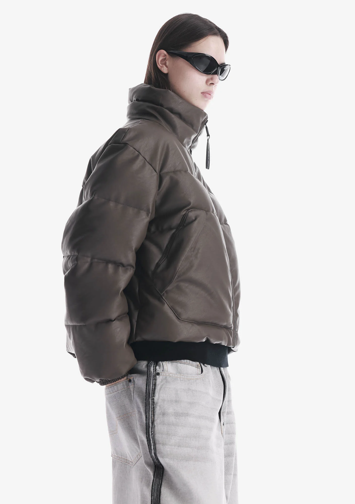 NARWARU Faux Leather Puffer Qw543 - Image 26