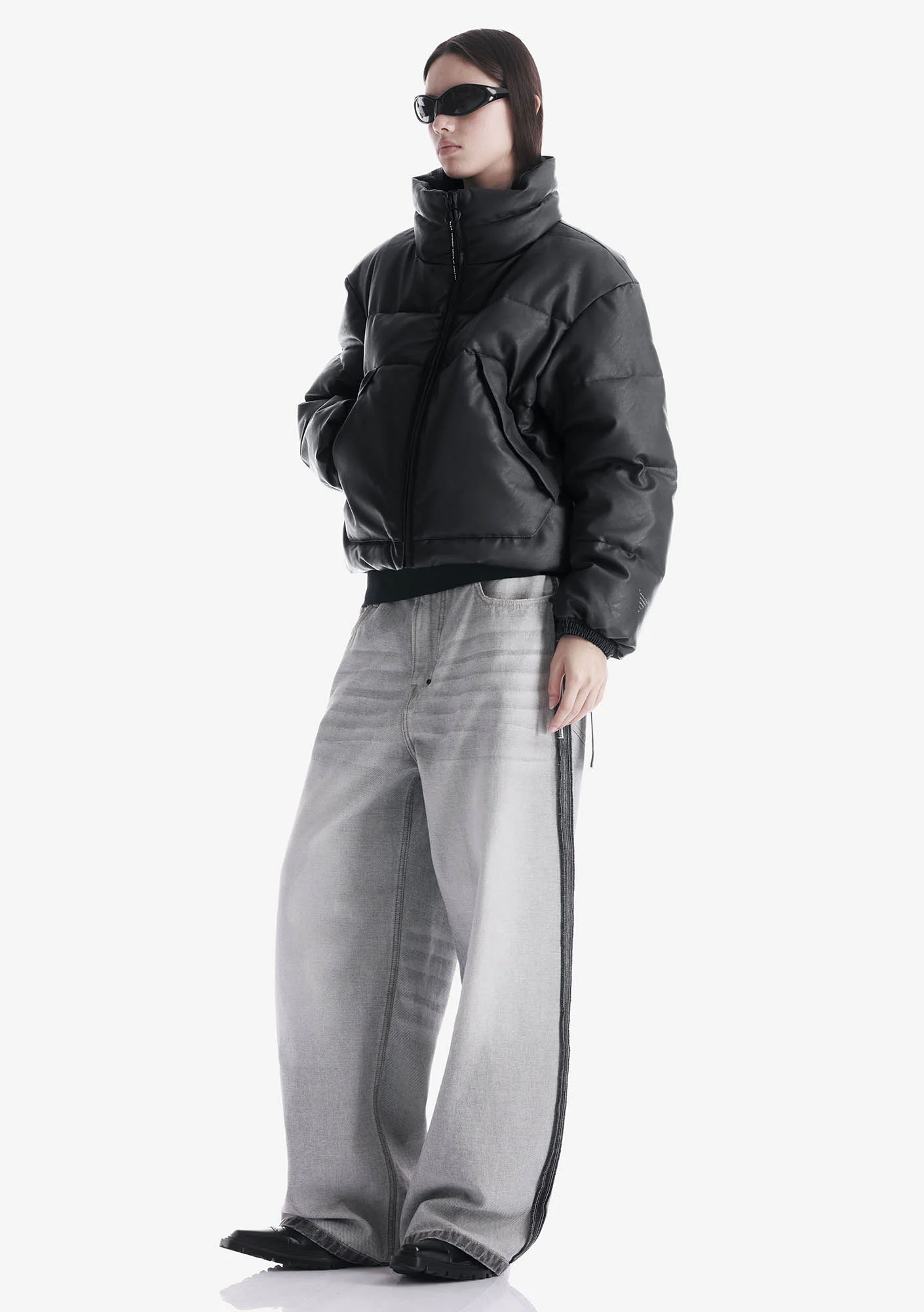 NARWARU Faux Leather Puffer Qw543 - Image 4