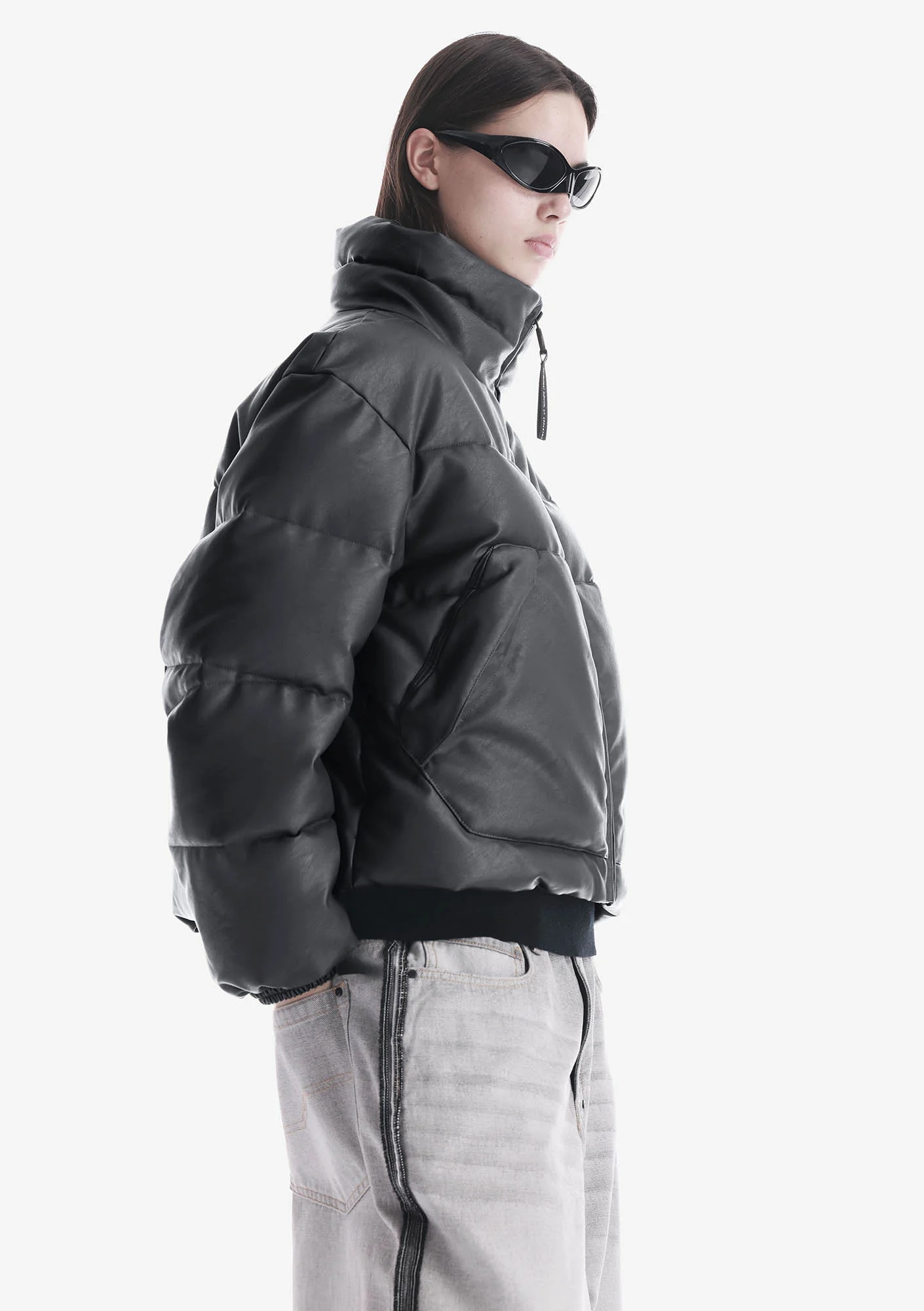 NARWARU Faux Leather Puffer Qw543 - Image 8