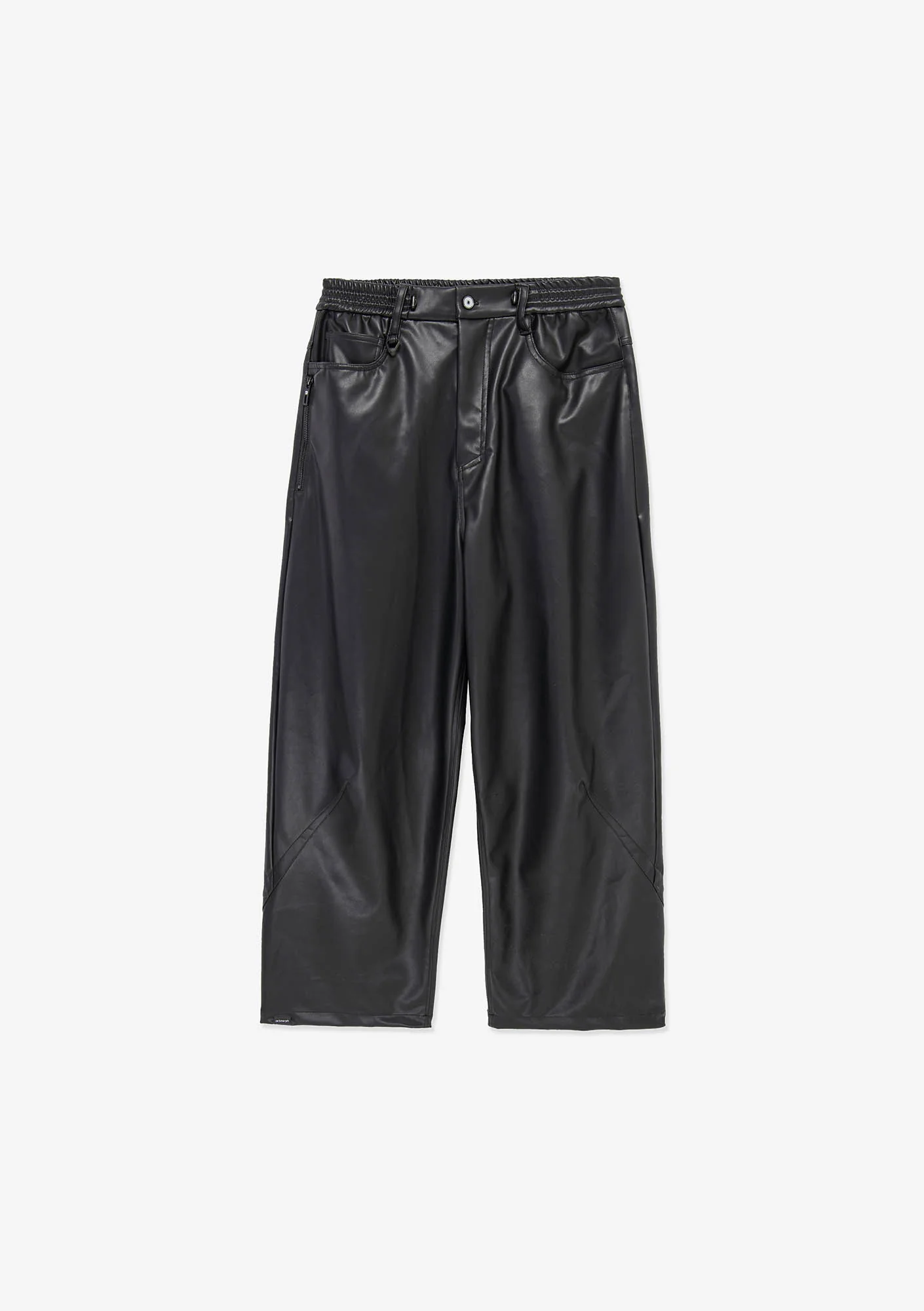 VANT Faux Leather Wide Pants Rw222 - Image 6