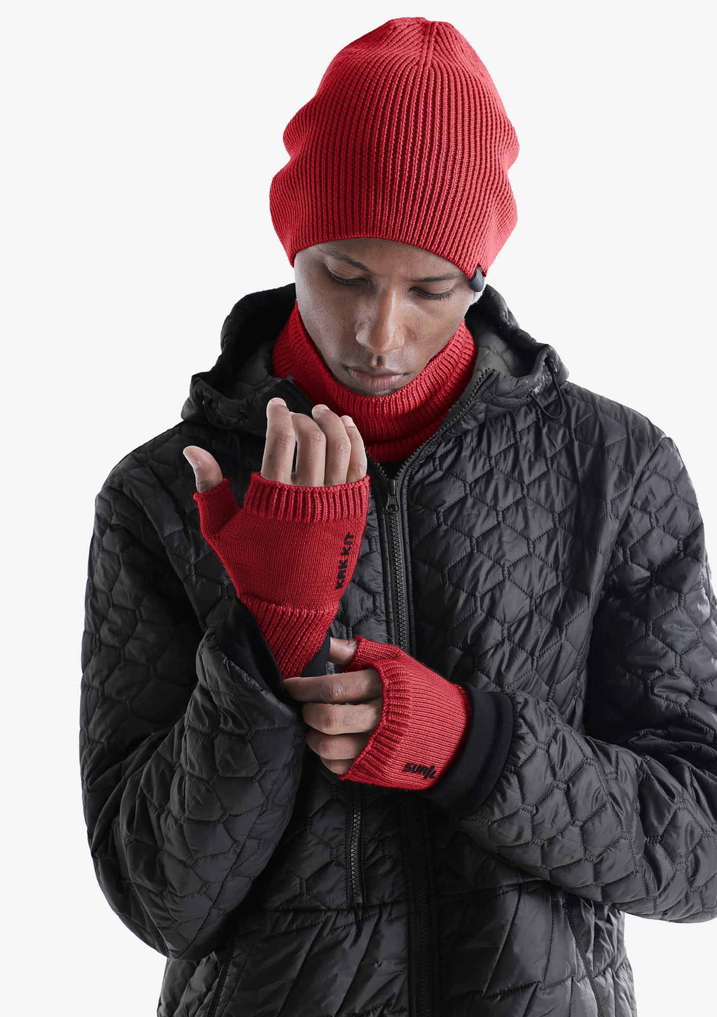Fingerless Gloves Pu93 - Image 16
