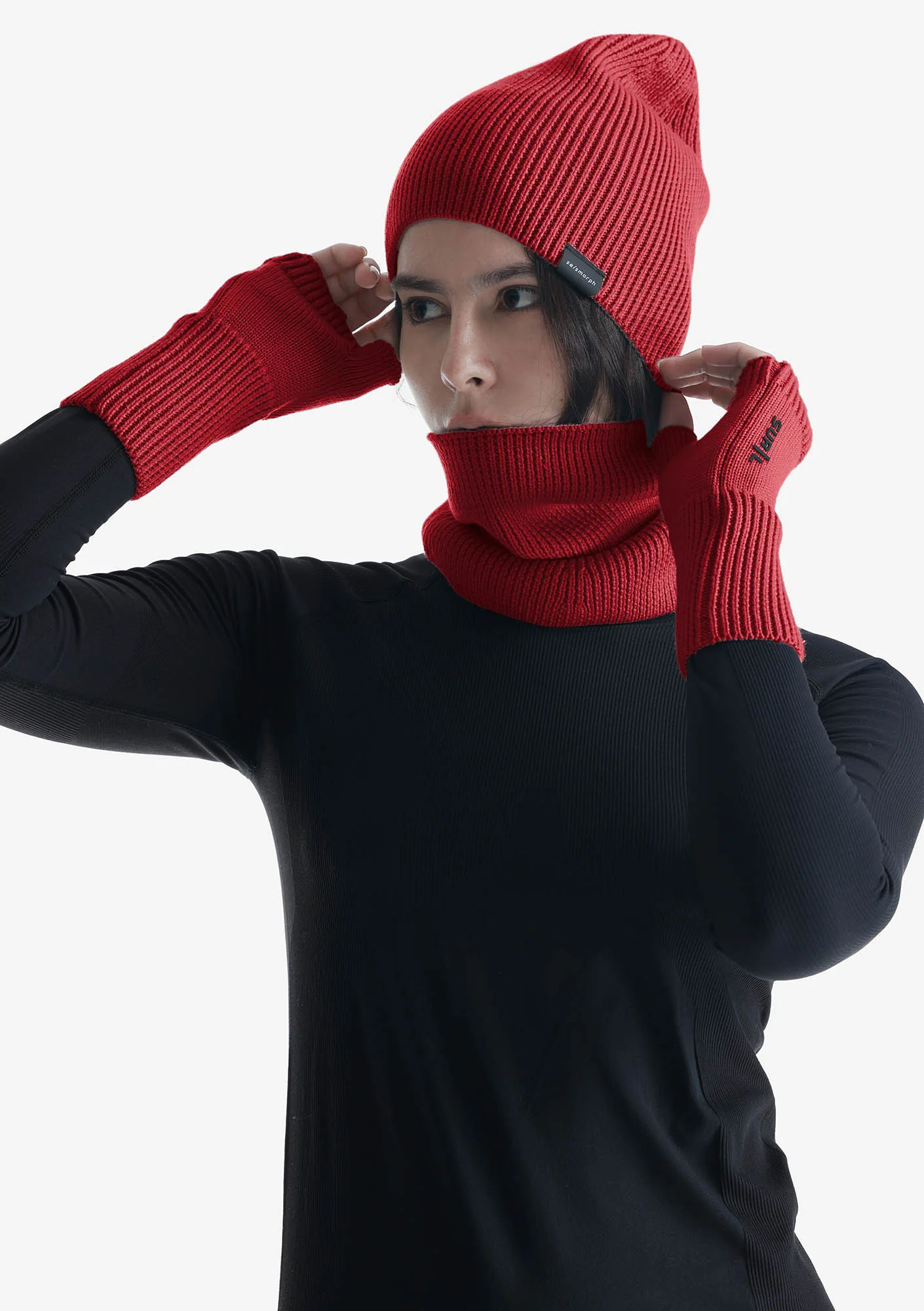Fingerless Gloves Pu93 - Image 19