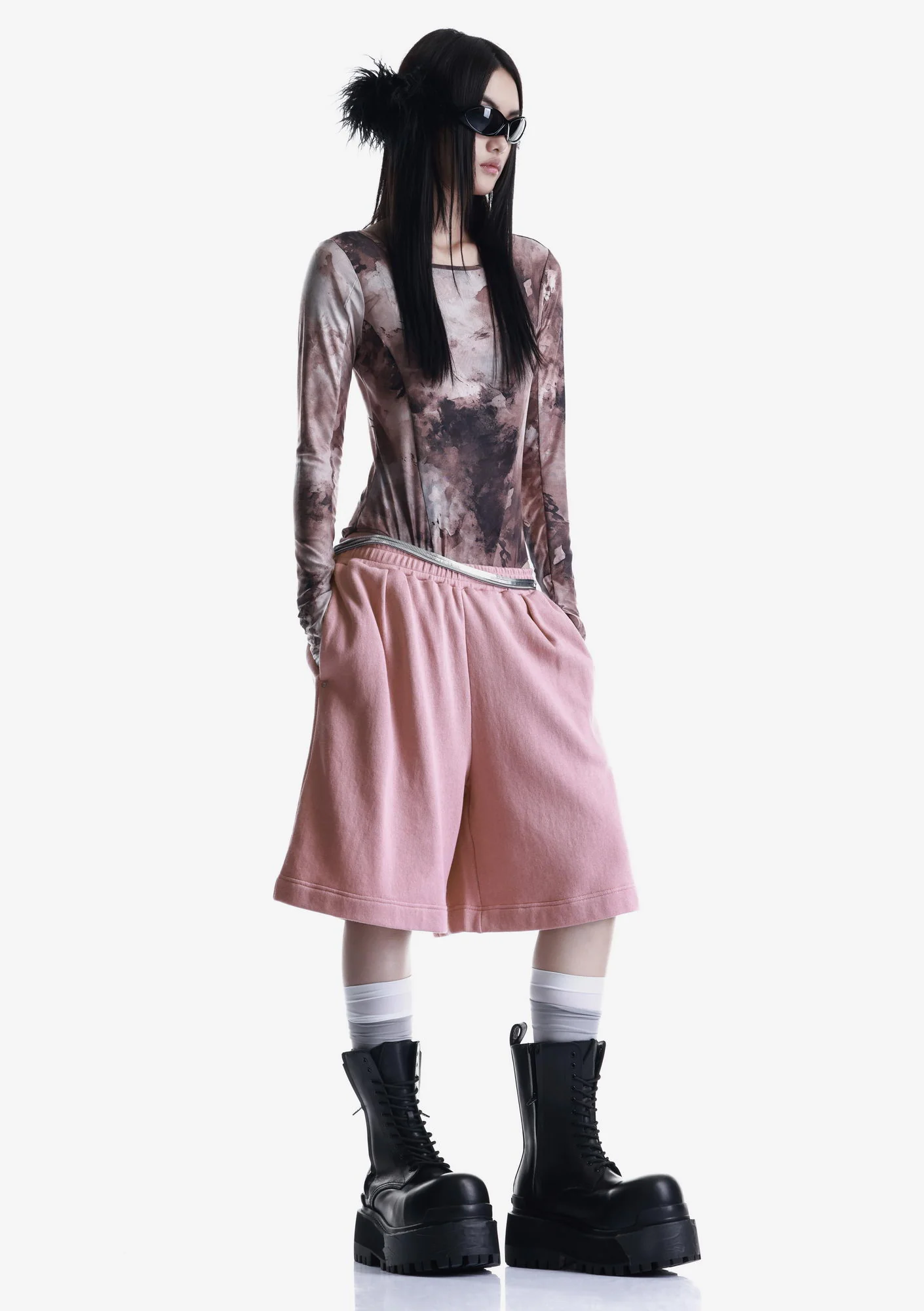 MELLOW Jersey Longline Shorts Rw240 - Image 28