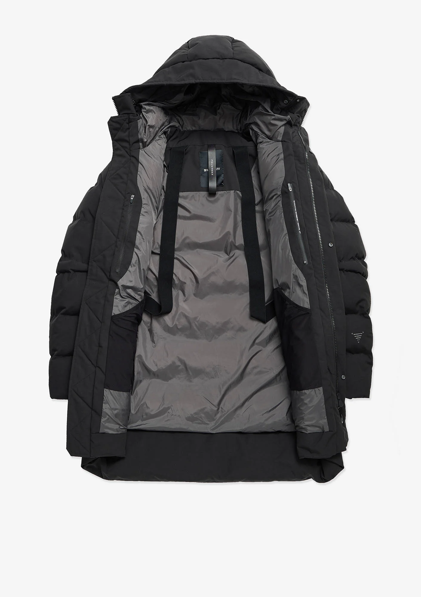STROFO Long Down Jacket Qm562 - Image 10