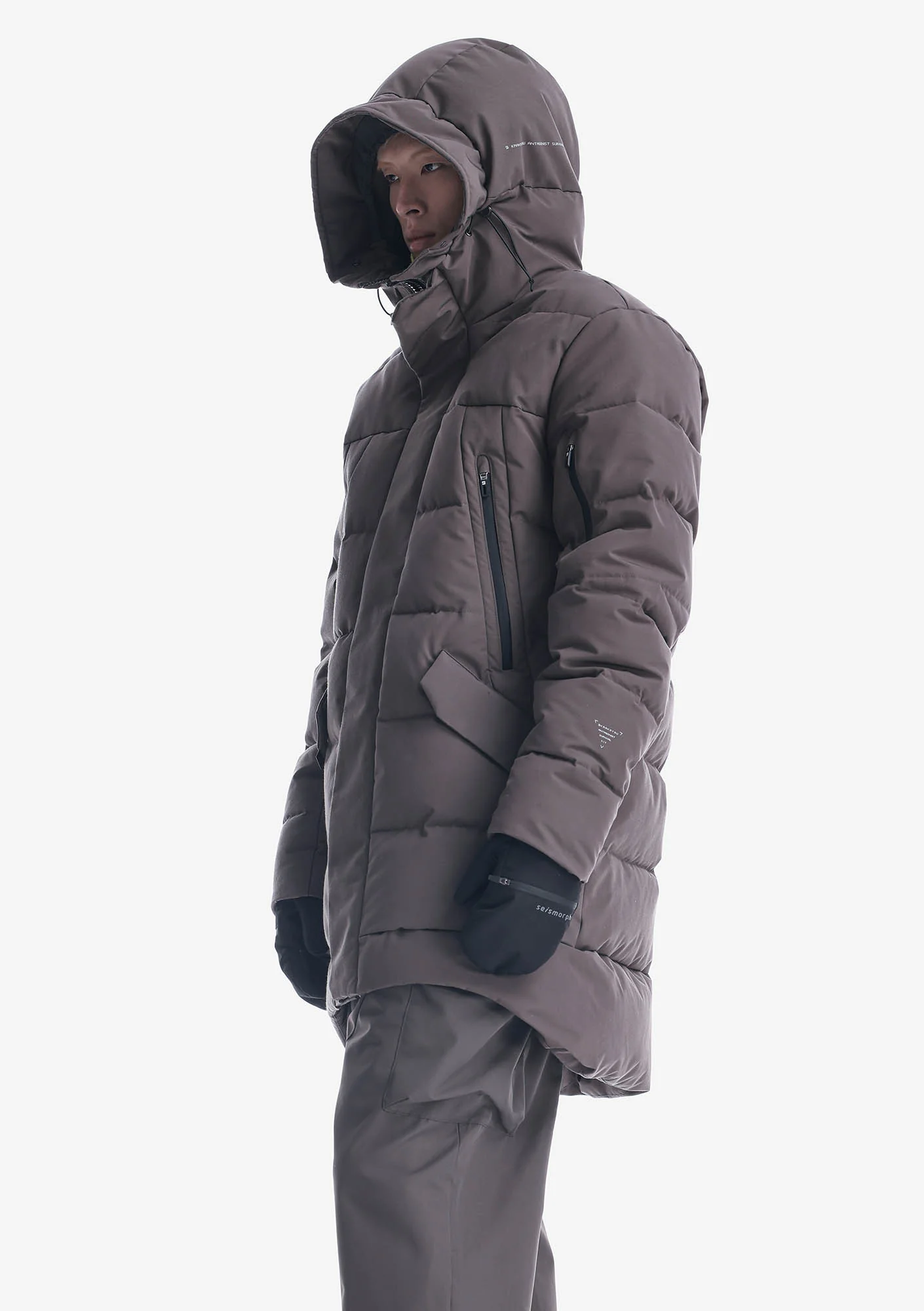STROFO Long Down Jacket Qm562 - Image 23