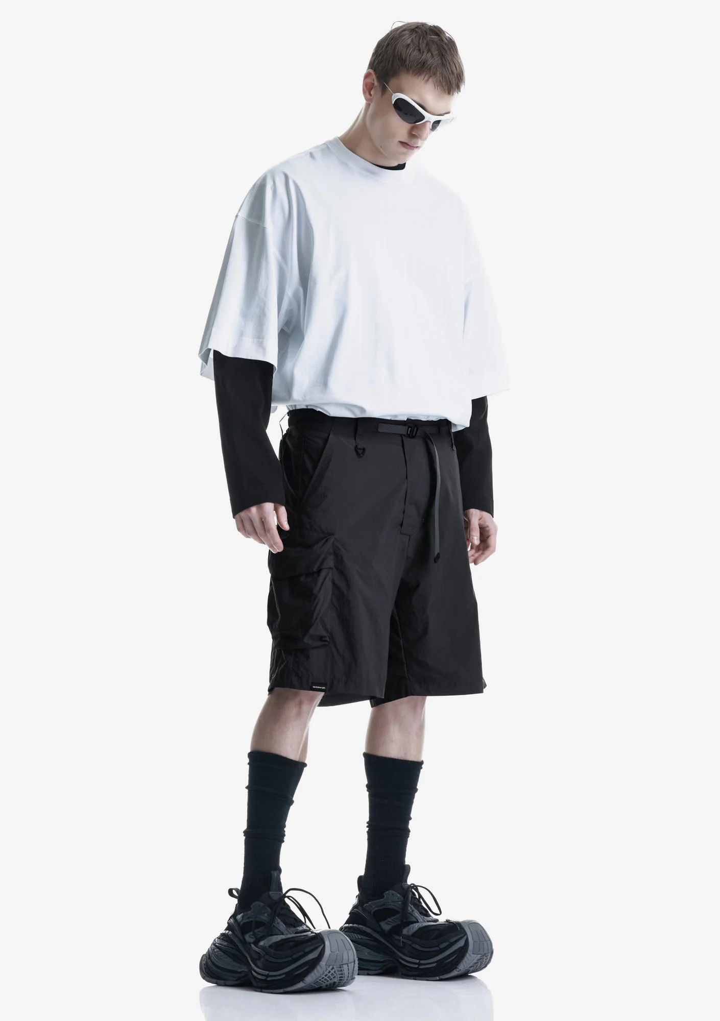 VANTH Loose Fit Cargo Short Pants Rm233 - Image 27