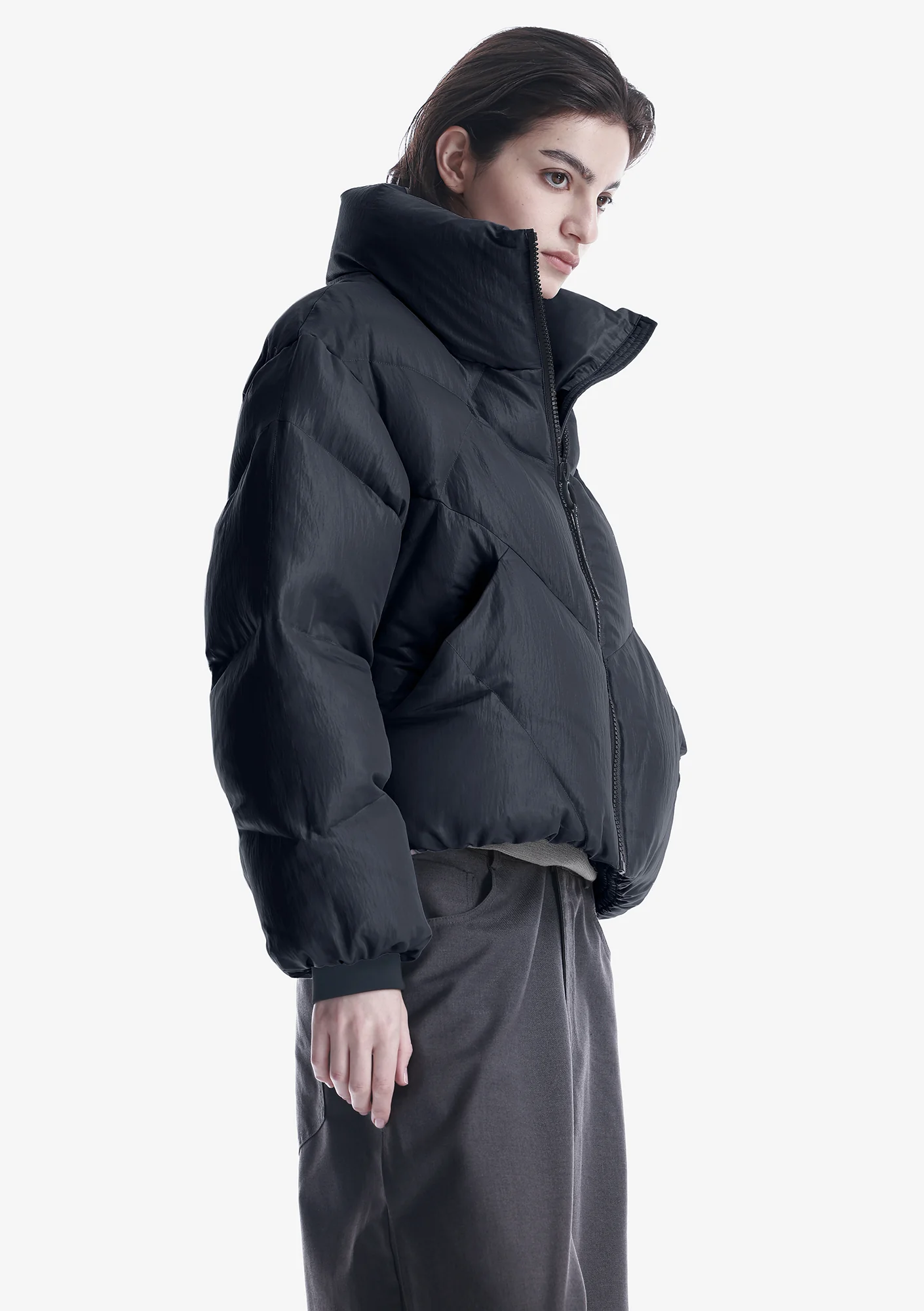 NEBULA Short Puffer Jacket Qw531 - Image 63