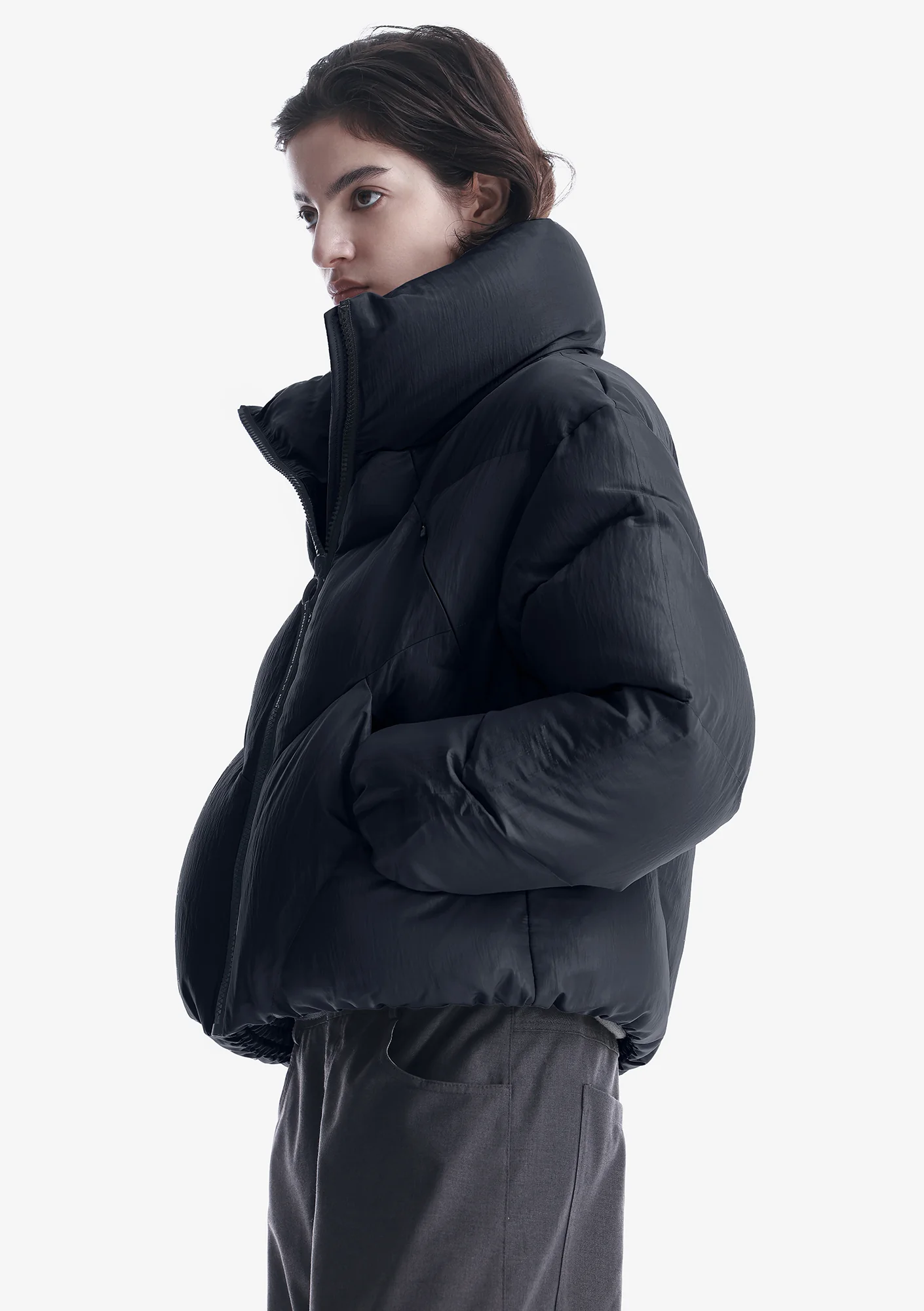 NEBULA Short Puffer Jacket Qw531 - Image 65