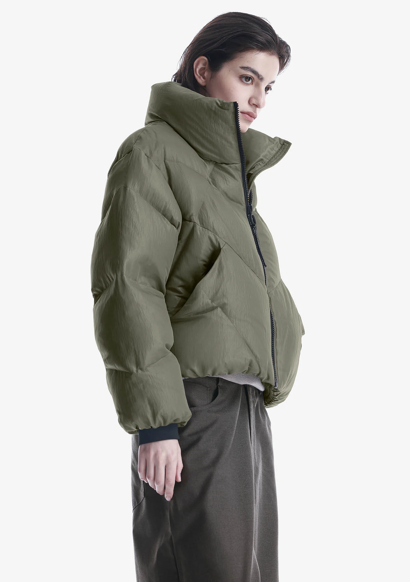 NEBULA Short Puffer Jacket Qw531 - Image 7