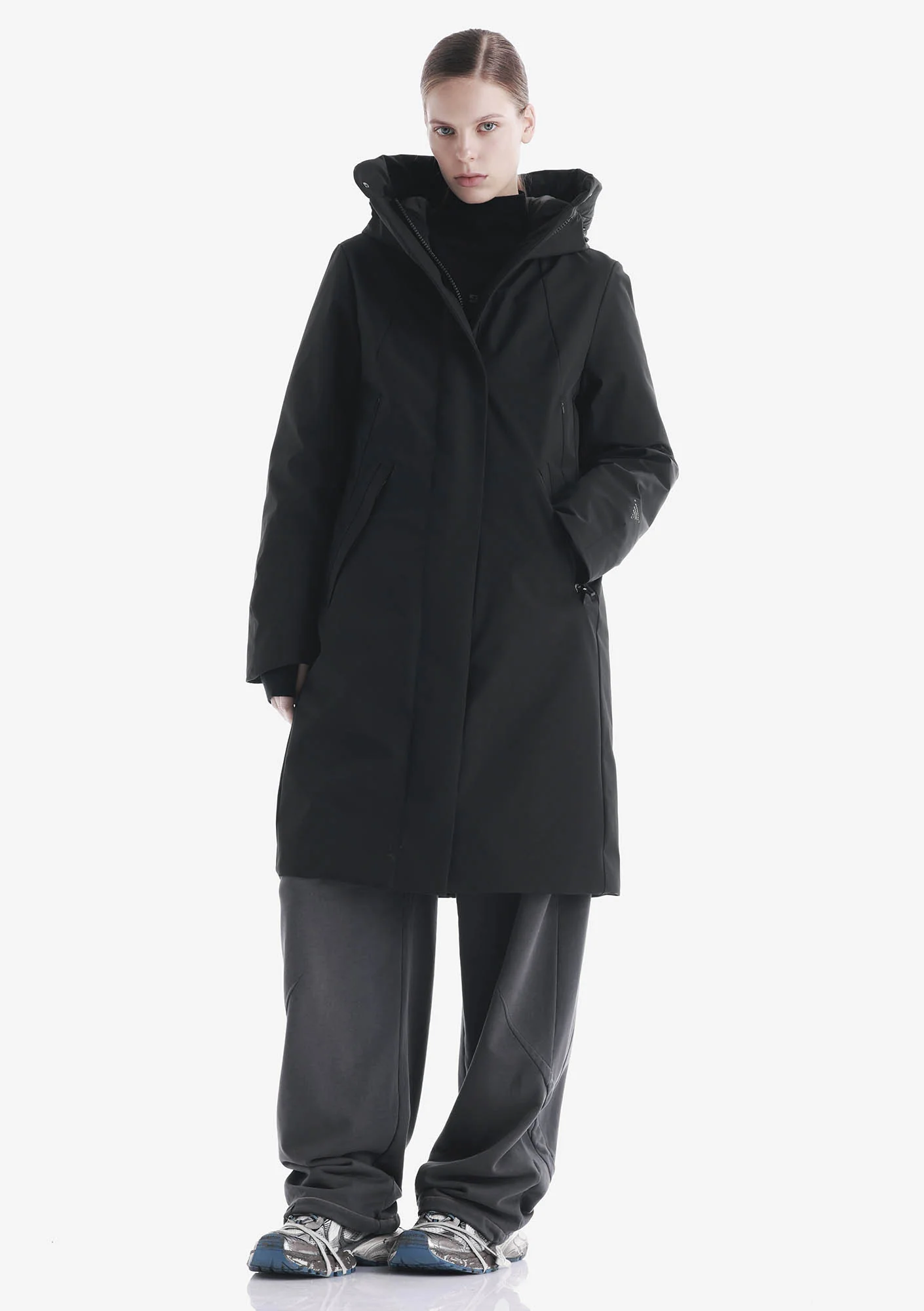 GAIA Technical Fabric Long Parka Qw534 - Image 2