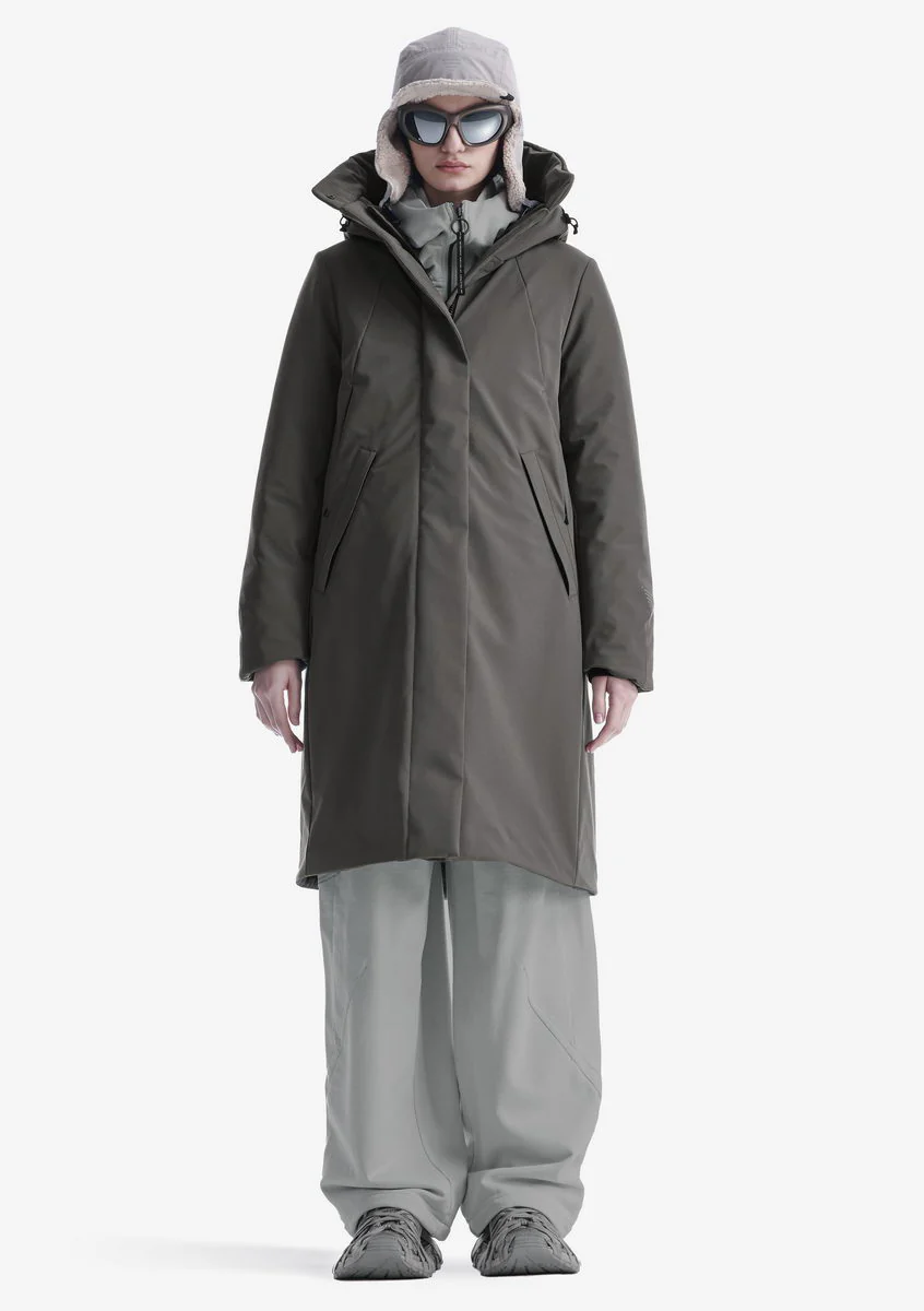 GAIA Technical Fabric Long Parka Qw534 - Image 32