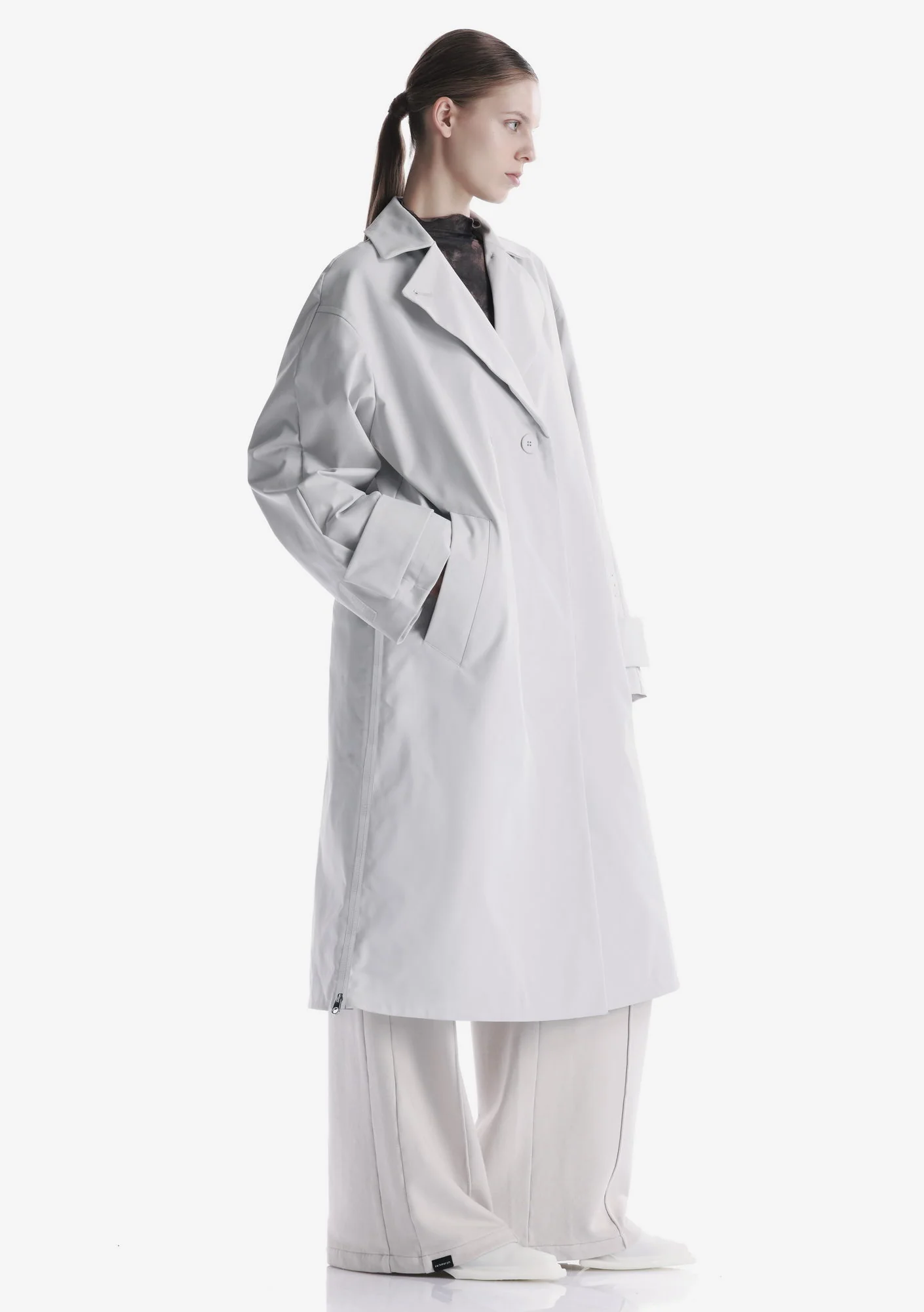 MASARU Trench Coat Qw569 - Image 18