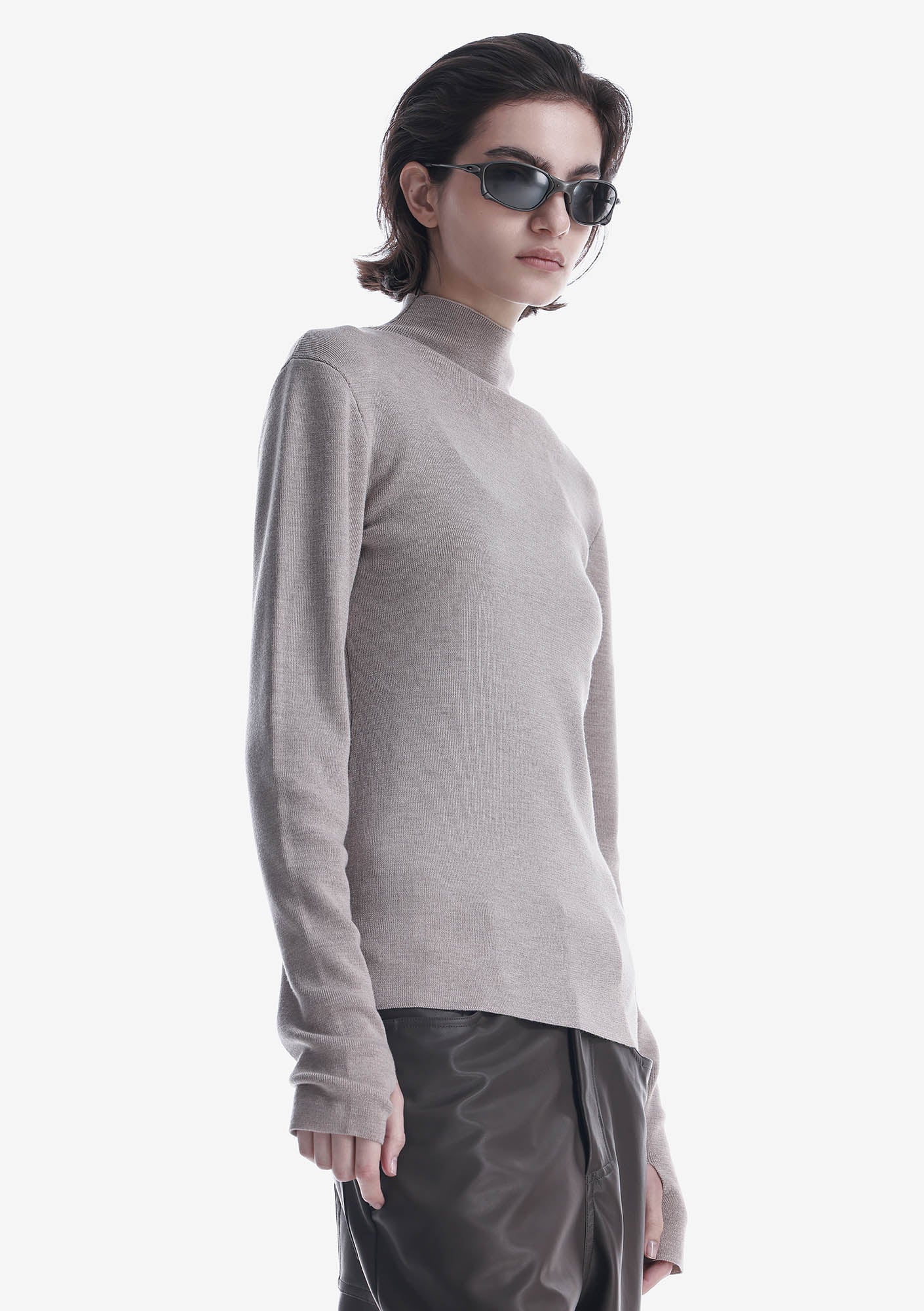 HASSIUM Turtleneck Knit Sweatshirt Sw42 - Image 18