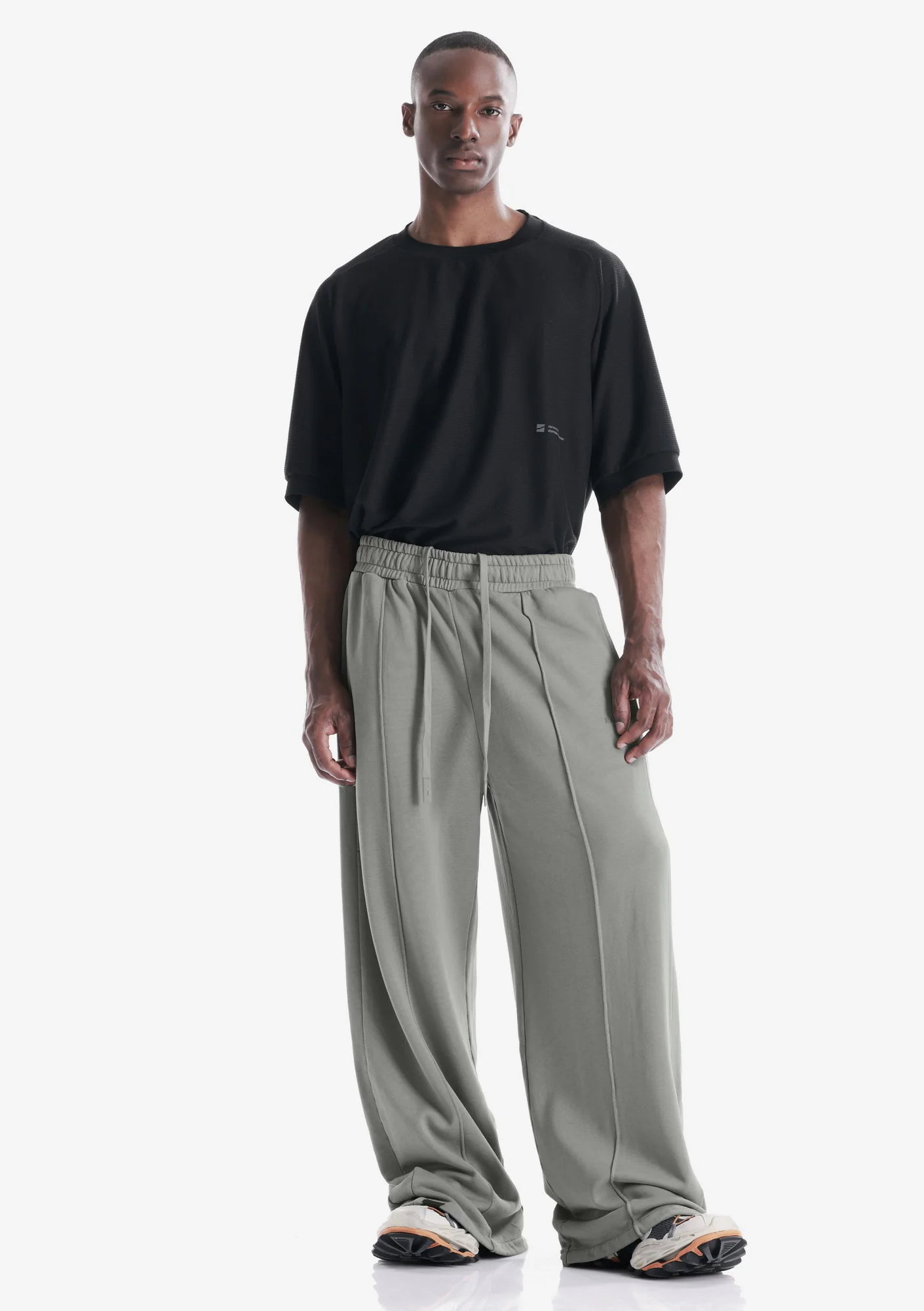 FRISSON Wide Jersey Pants Ru227 - Image 18