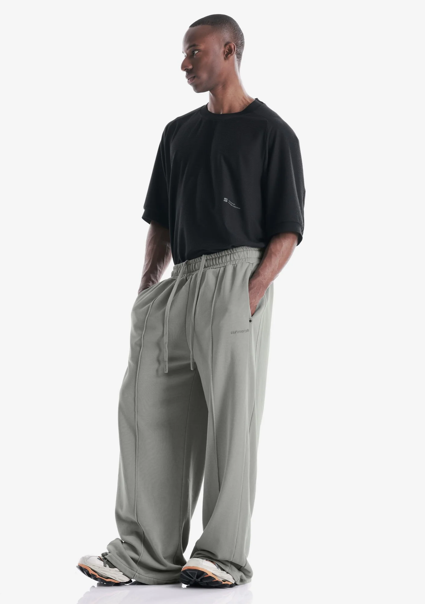 FRISSON Wide Jersey Pants Ru227 - Image 19