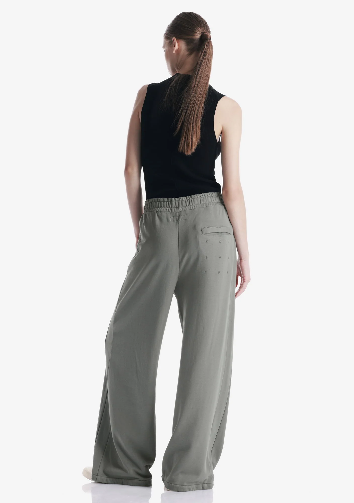 FRISSON Wide Jersey Pants Ru227 - Image 23