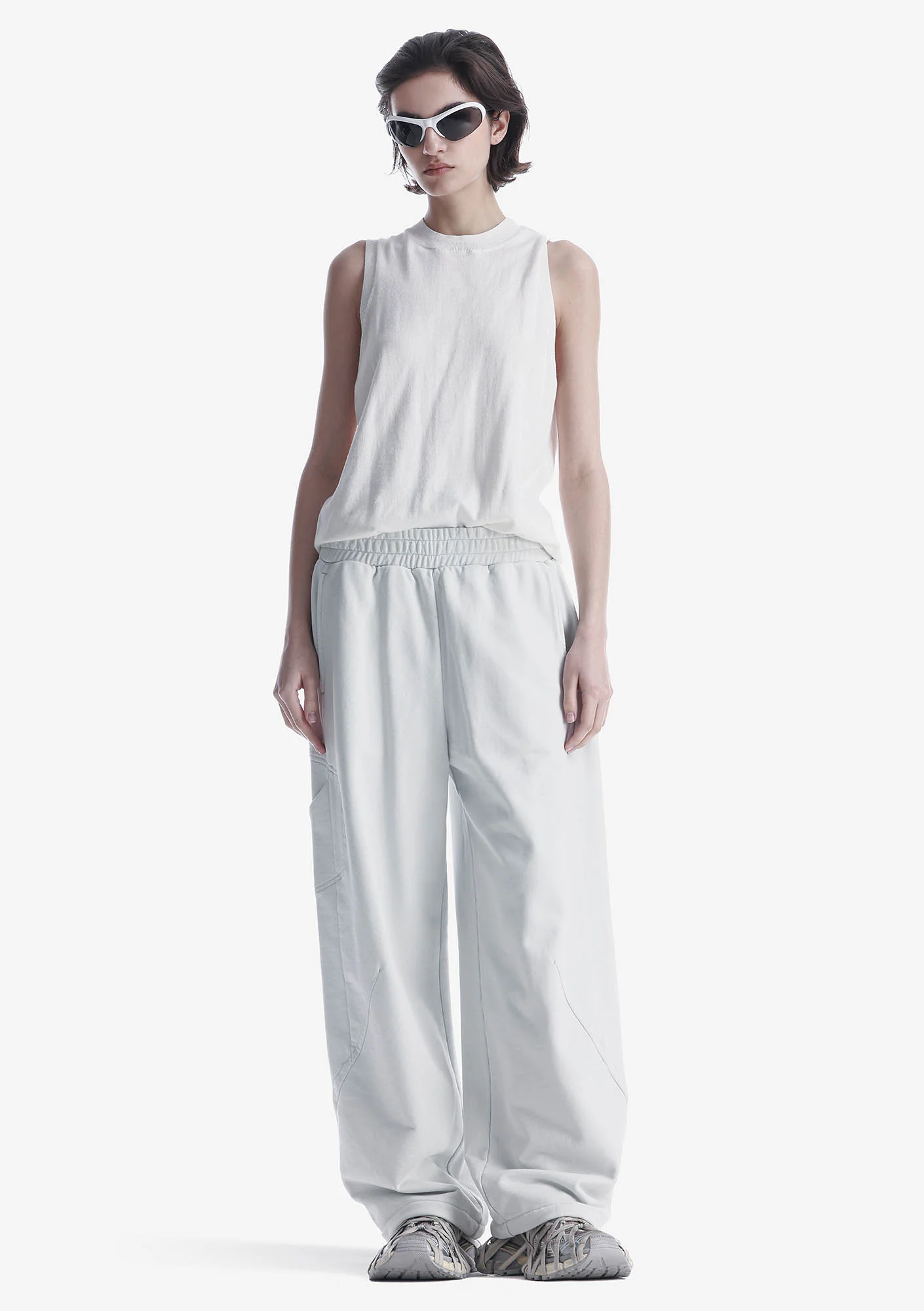 FRISSON Wide Jersey Pants Rw220 - Image 17