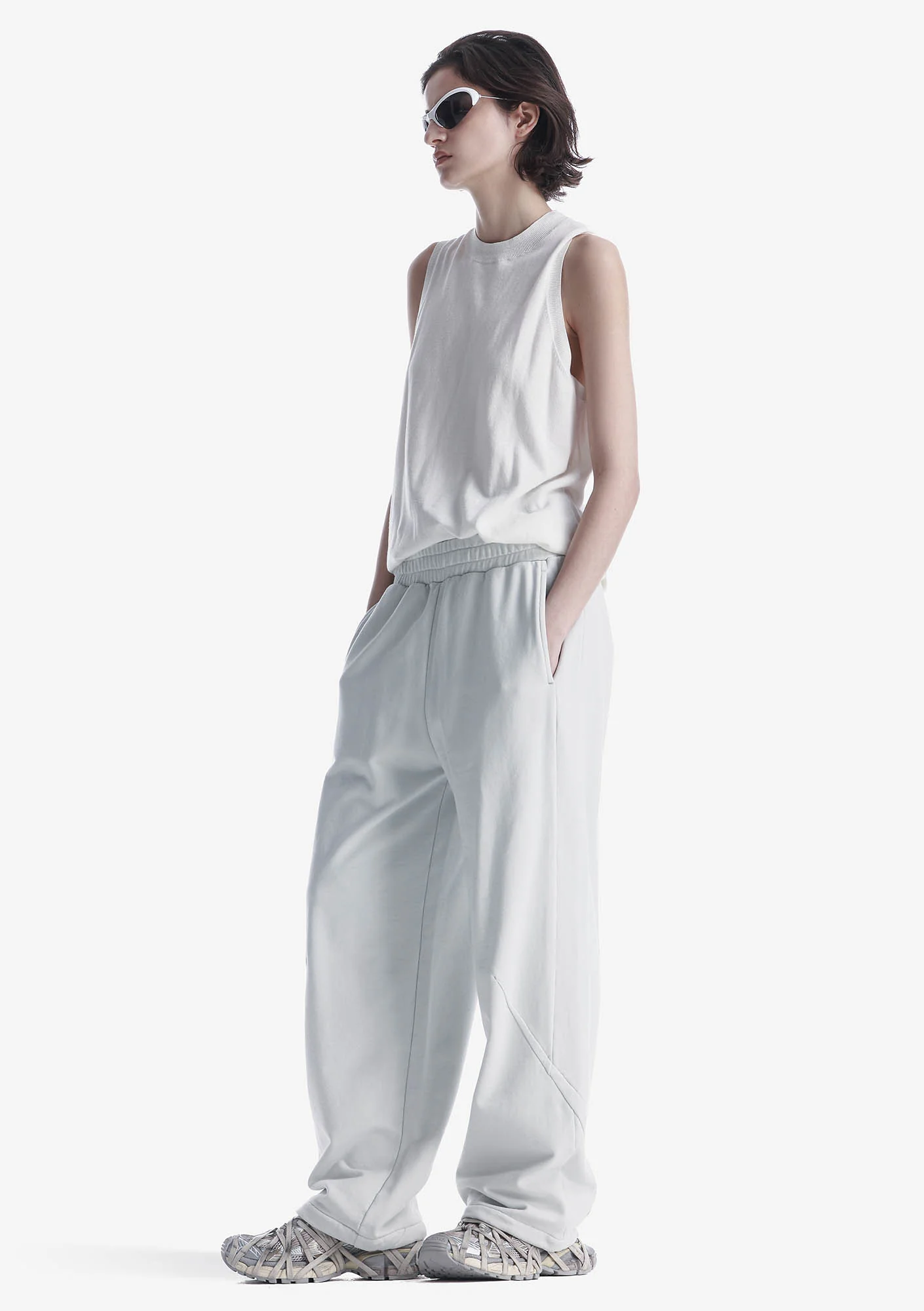 FRISSON Wide Jersey Pants Rw220 - Image 19