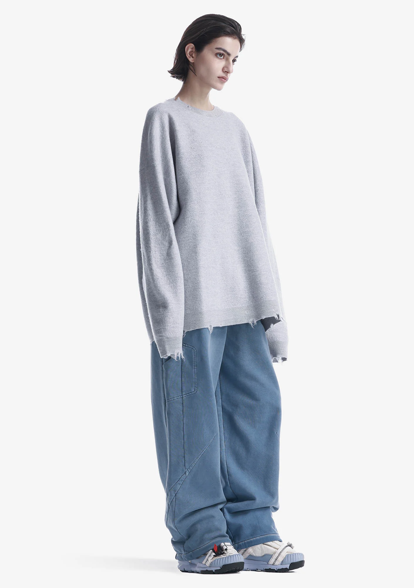 FRISSON Wide Jersey Pants Rw220 - Image 41