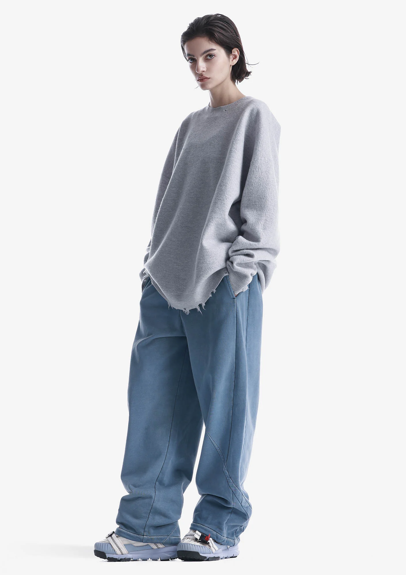 FRISSON Wide Jersey Pants Rw220 - Image 42