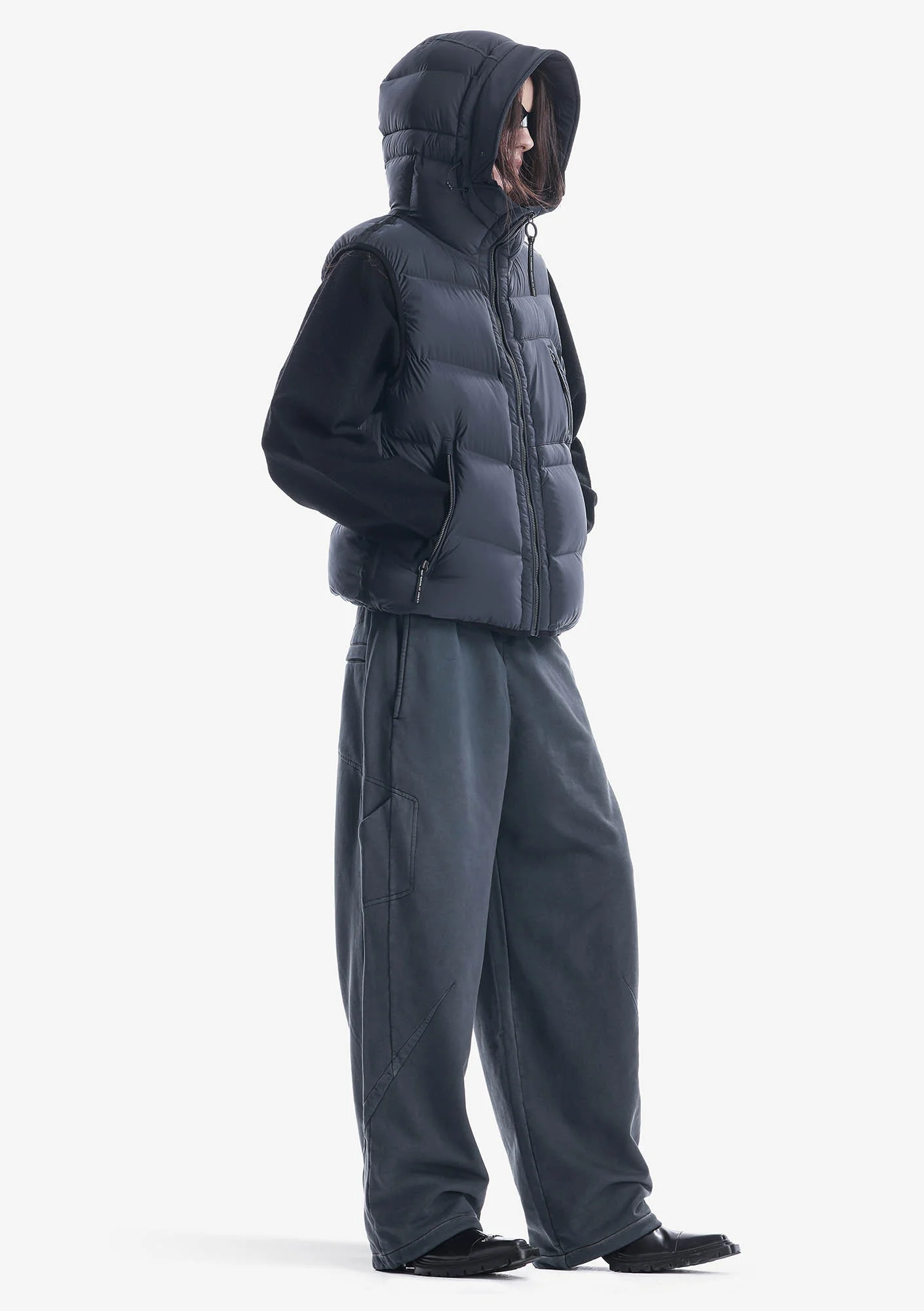 FRISSON Wide Jersey Pants Rw220 - Image 8