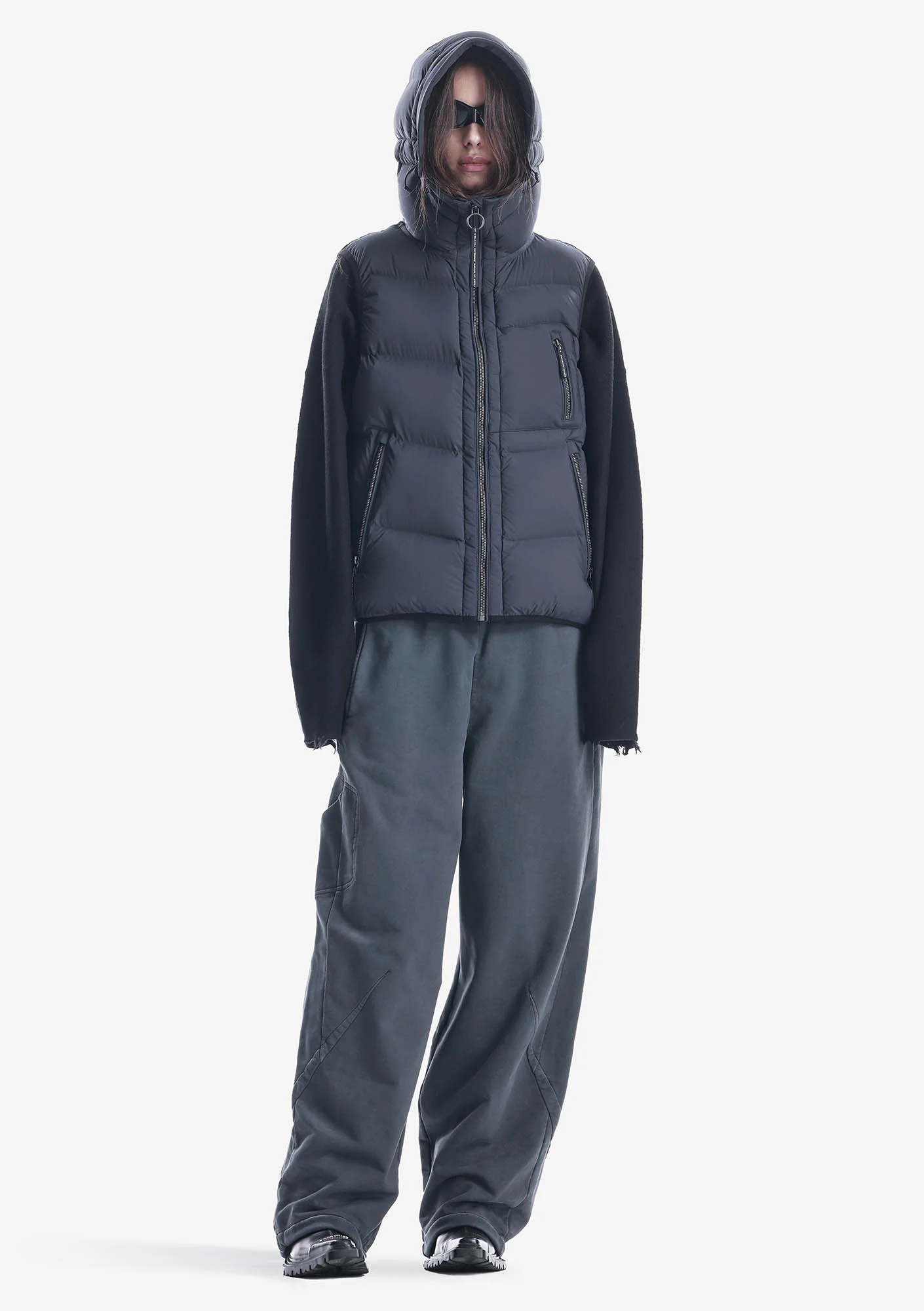 FRISSON Wide Jersey Pants Rw220 - Image 9
