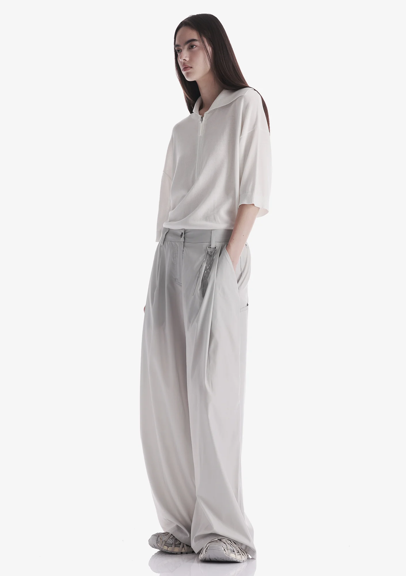 ŌMURA Wide Pants Rw231 - Image 16